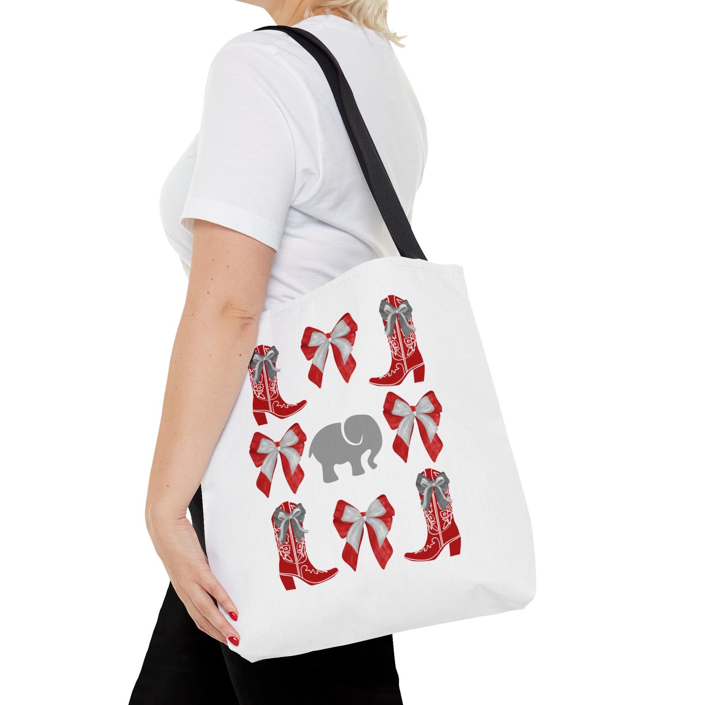 bama game day tote bag, tuscaloosa alabama gift, graduation gift, UA alumni, roll tide, rtr gift, bama fan gift, crimson tide gift, college student gift