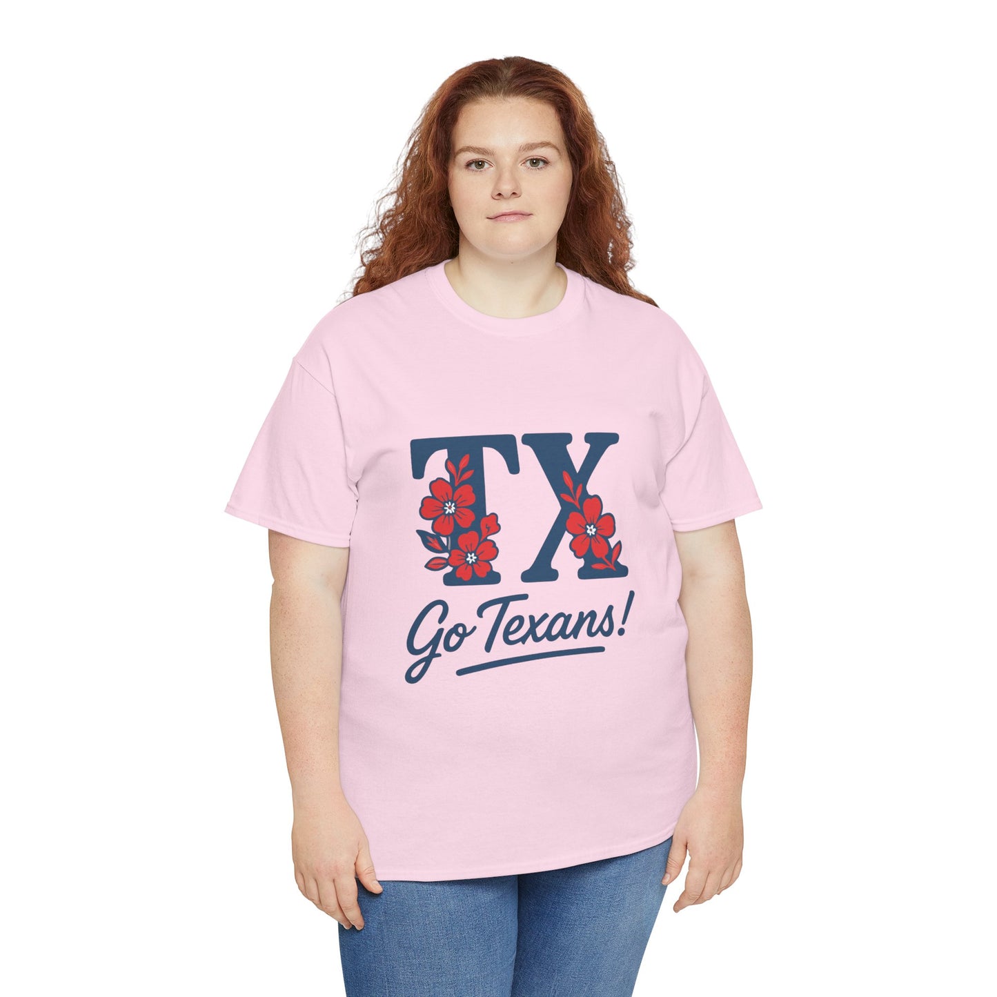 Texas Pride Unisex Cotton Tee | Go Texans! T-Shirt, Casual Wear, Game Day Shirt, Gift for Fans, Spring/Summer Style
