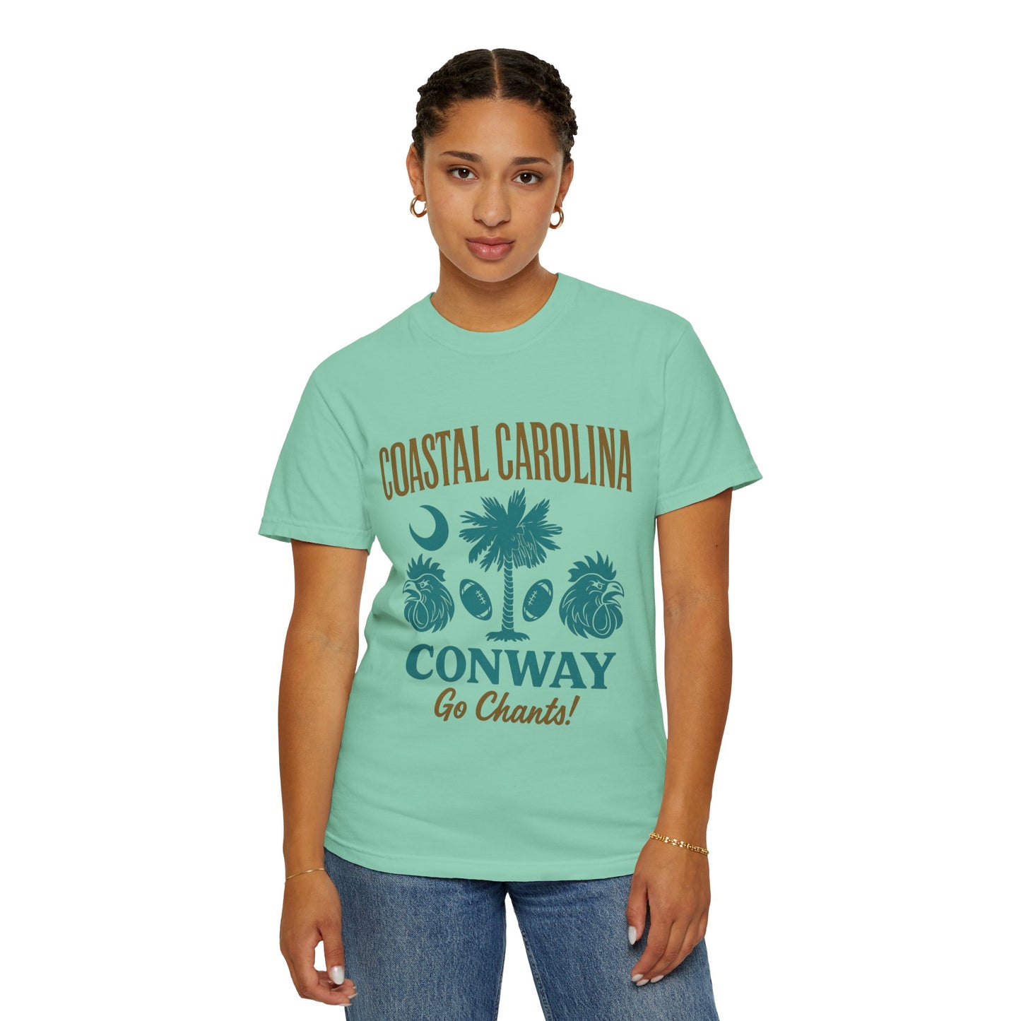Go Chants T-Shirt, Unisex Garment-Dyed Tee, Beachwear, College Apparel, Summer Vibes