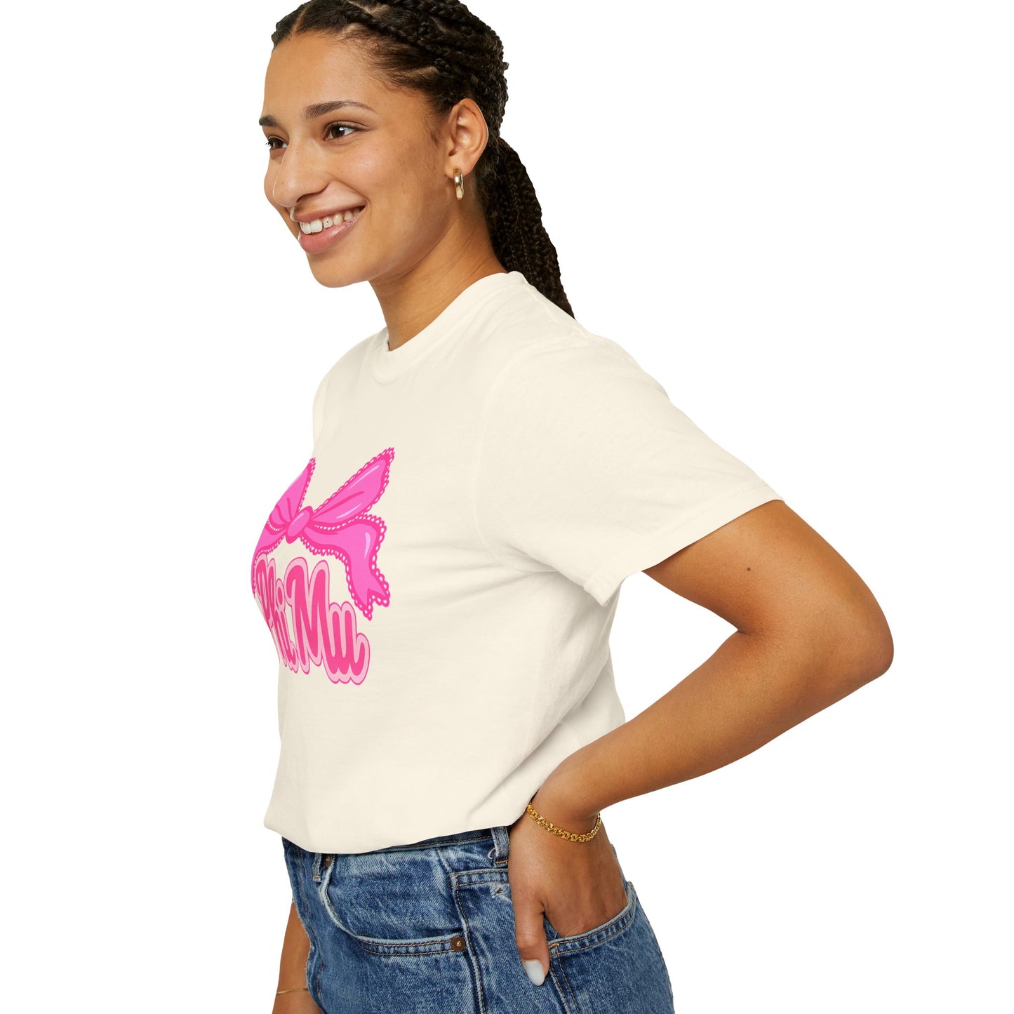 PhiMu Bow Pink Sorority T-Shirt