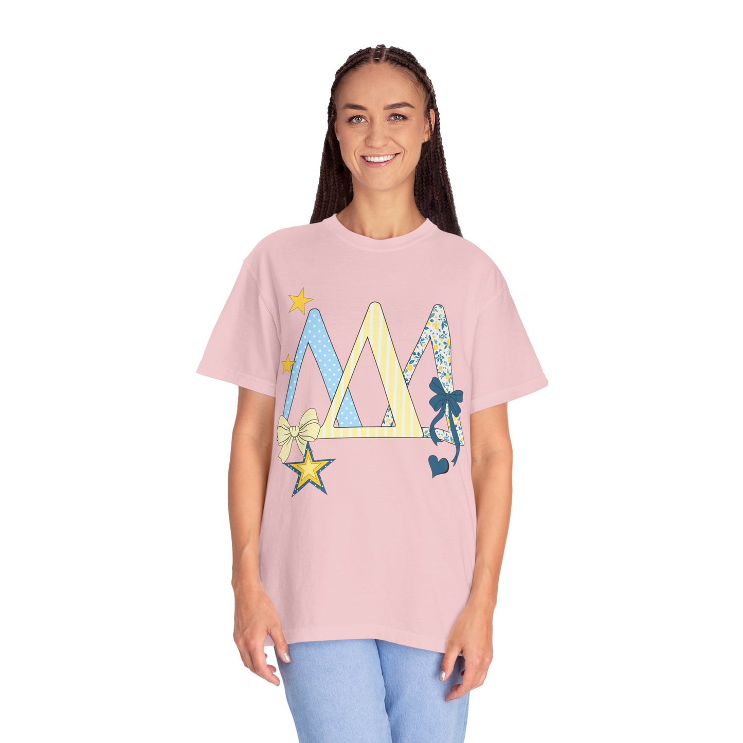 Whimsical yellow and blue Graphic T-Shirt