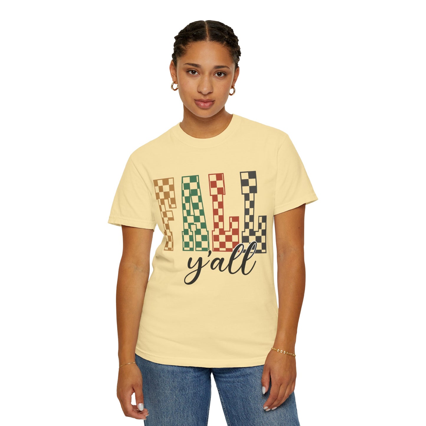 Fall Y'all Unisex T-shirt - Cozy Autumn Apparel for Thanksgiving & Harvest Season