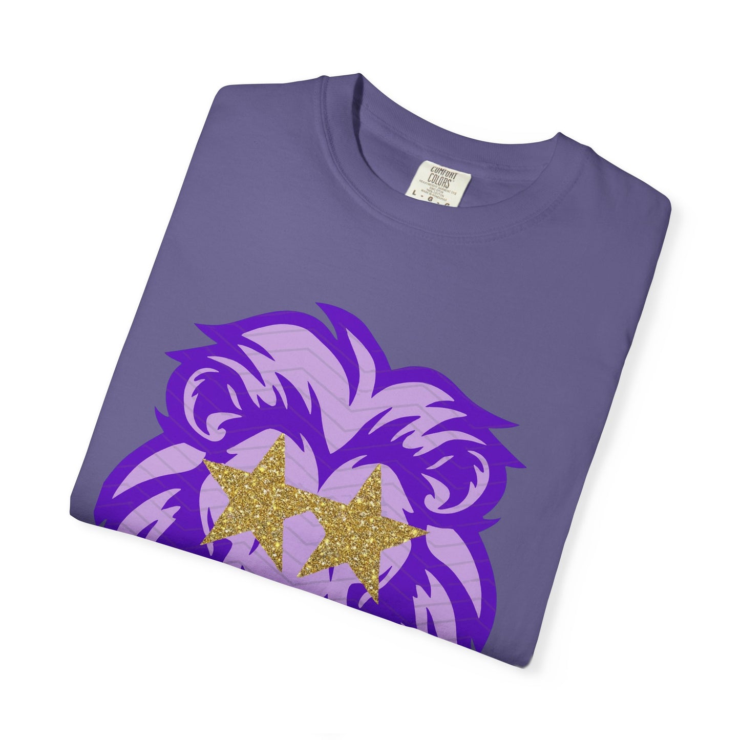 Purple Lion Graphic T-Shirt