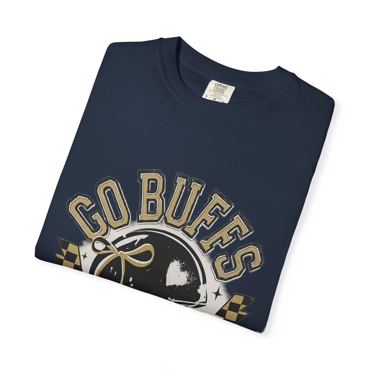 Vintage Sports Fan T-Shirt - Go Buffs Graphic Tee