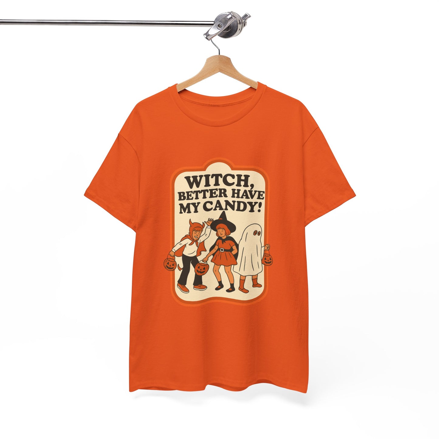Halloween Witch Candy Tee - Unisex Cotton Shirt