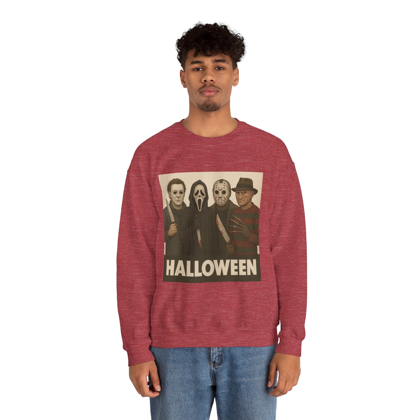 Spooky Movie Crewneck Sweatshirt - Halloween Horror Apparel