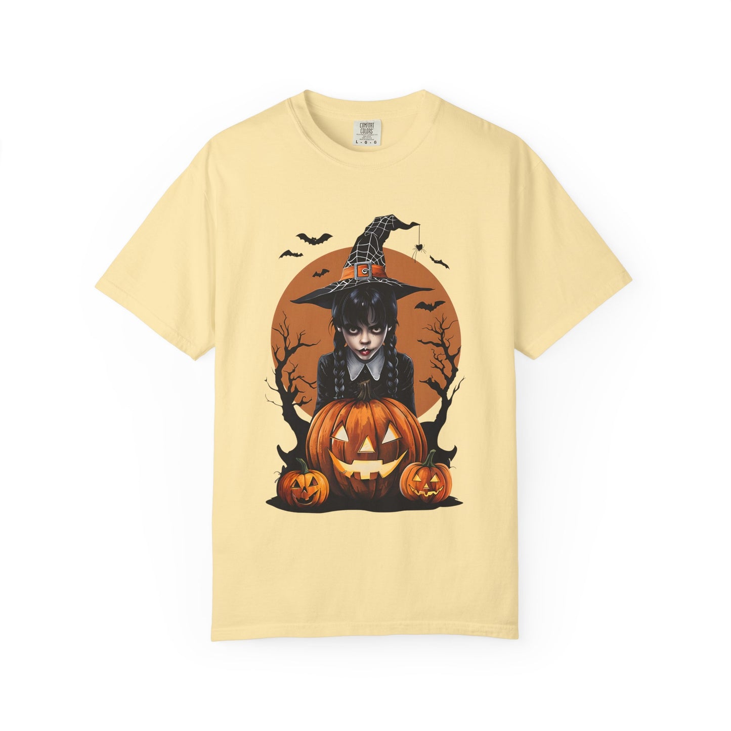 Halloween Witch Graphic Tee, Spooky Unisex T-Shirt, Pumpkin Halloween Costume, Fall Festive Apparel, Witchy Shirt for October