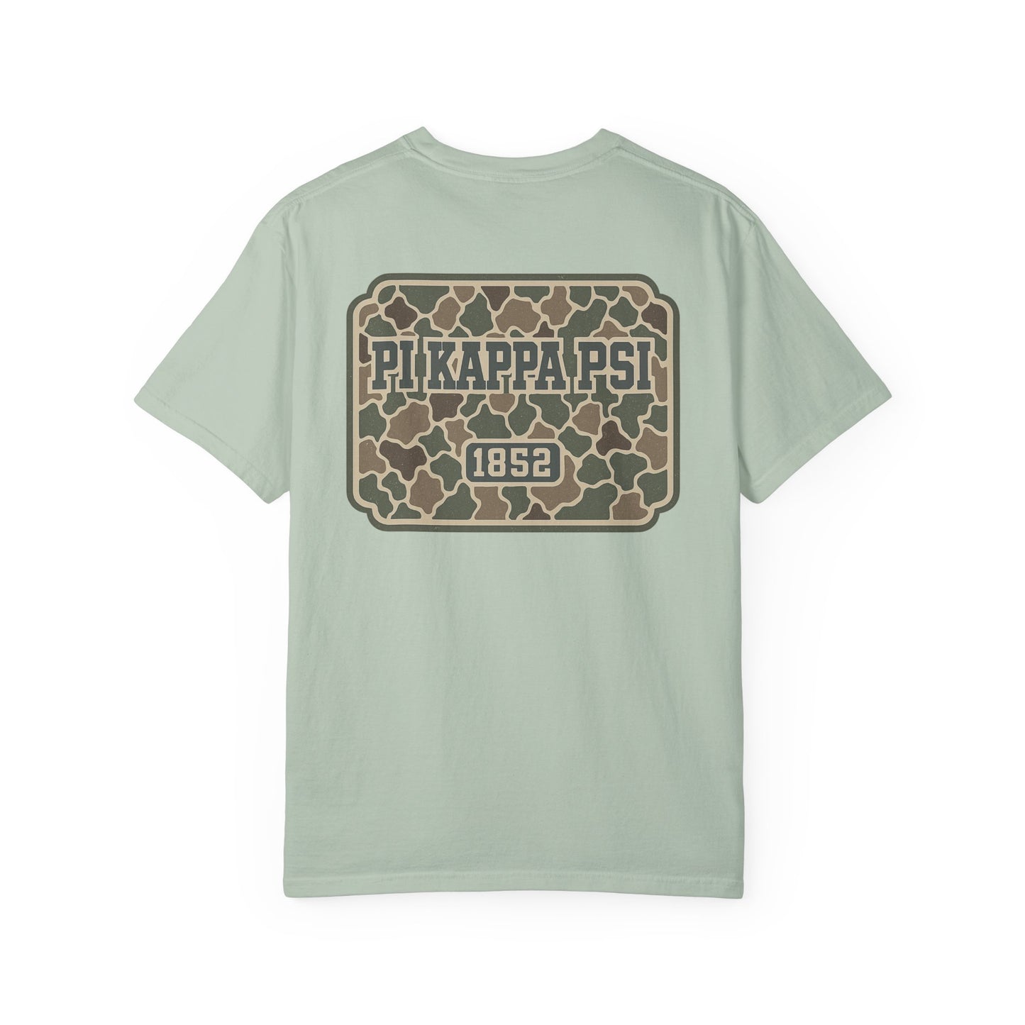 Unisex Garment-Dyed T-shirt with PiKappaPsi Design, Casual Tee, College Apparel, Greek Life Shirt, Unique Gift, Brotherhood T-shirt