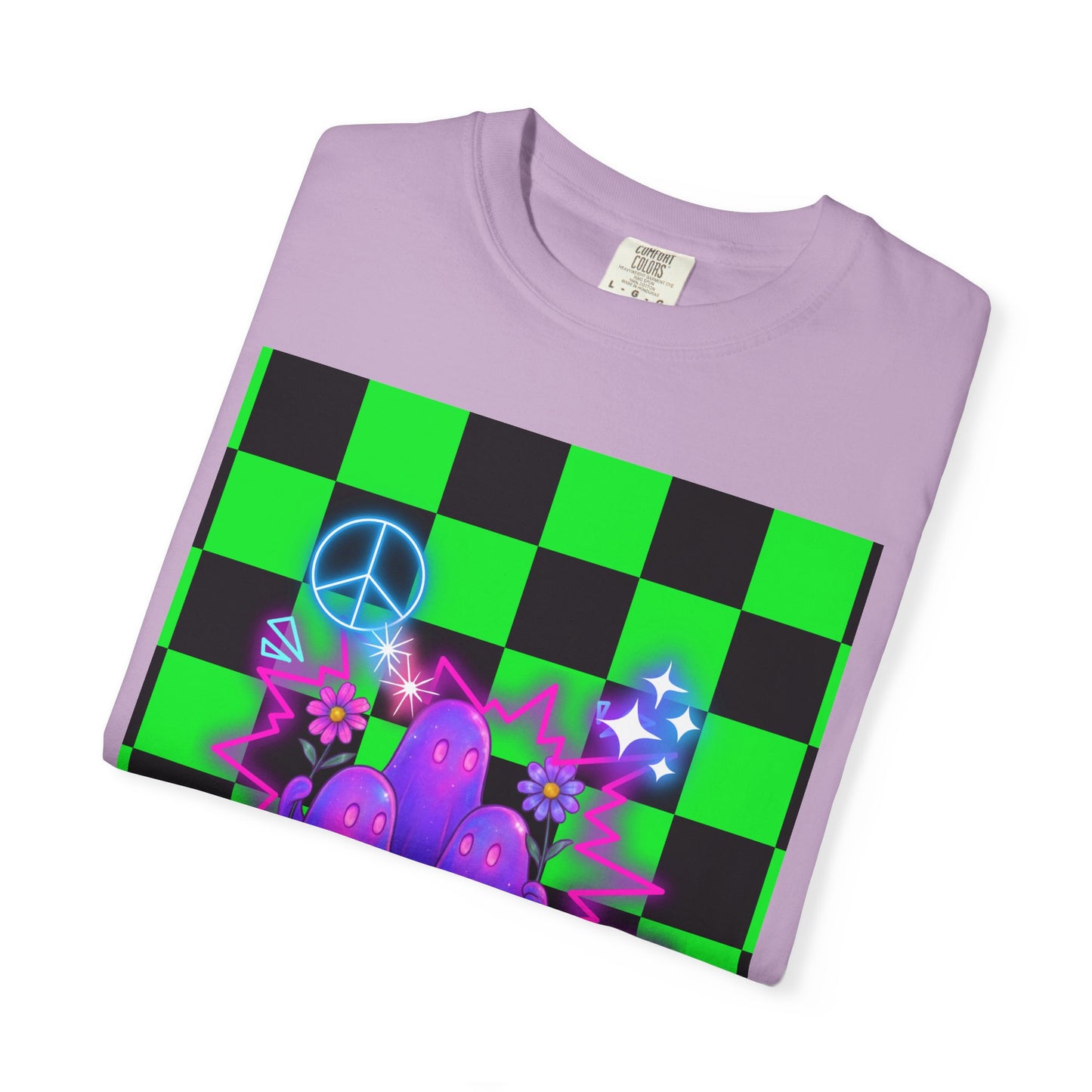 Vibrant Ghost Graphic Tee, Unisex T-shirt, Retro Vibe Shirt, Perfect for Halloween, Party Wear, Casual Style, Unique Gift