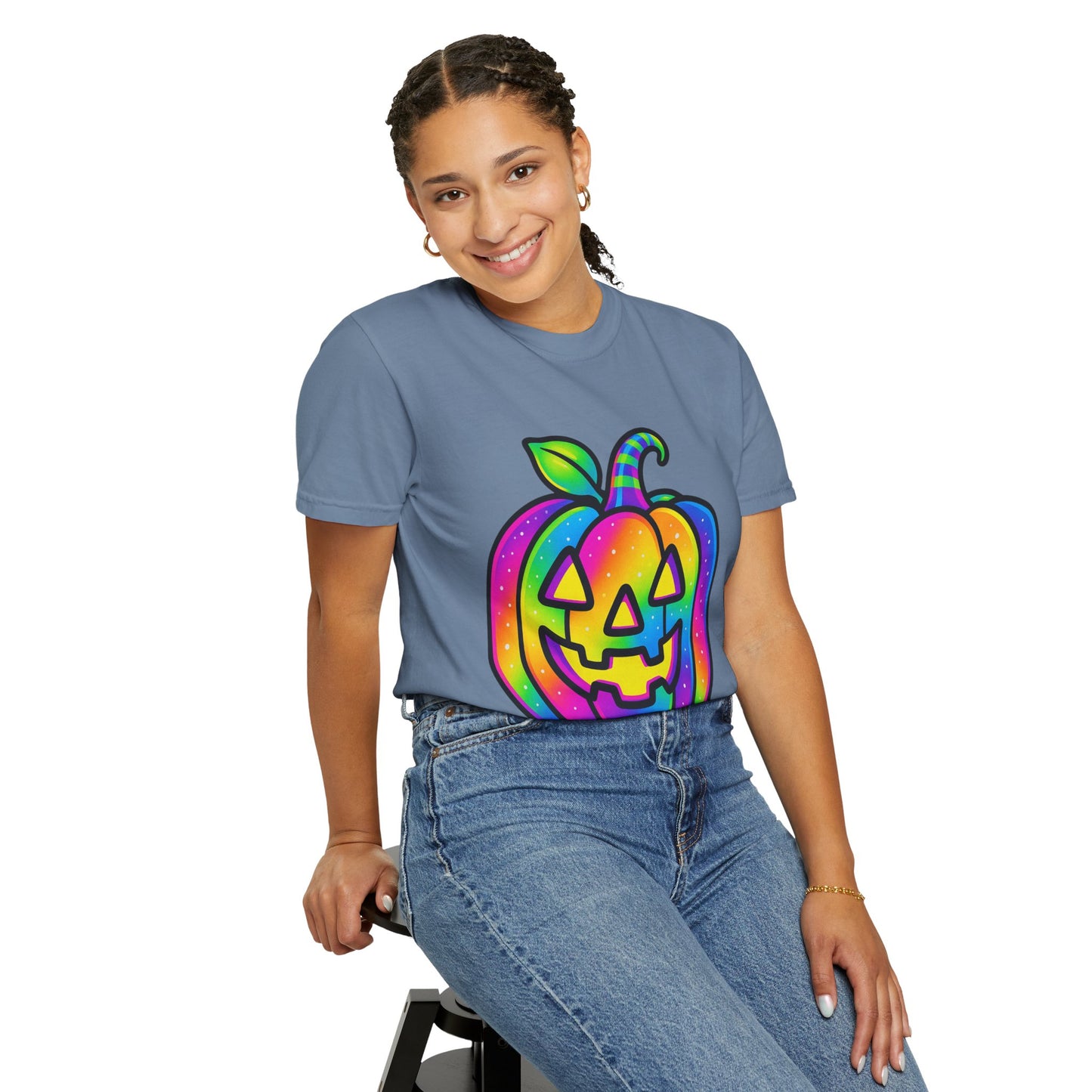 Colorful Pumpkin T-shirt for Halloween