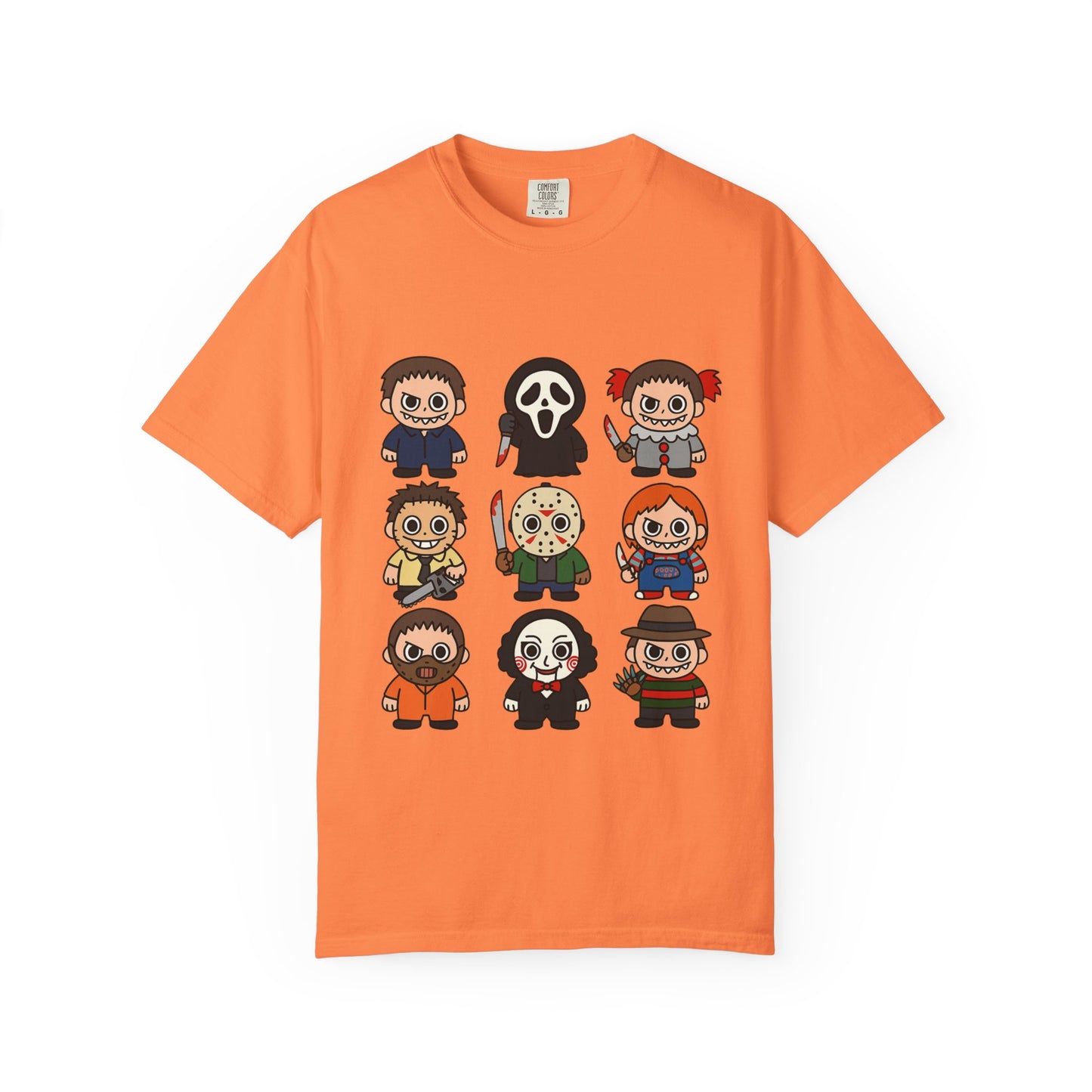 Pop Culture Horror Character T-Shirt, Unisex Tee, Halloween Tee, Horror Movie Merch, Funny Graphic Shirt, Gift for Horror Fans