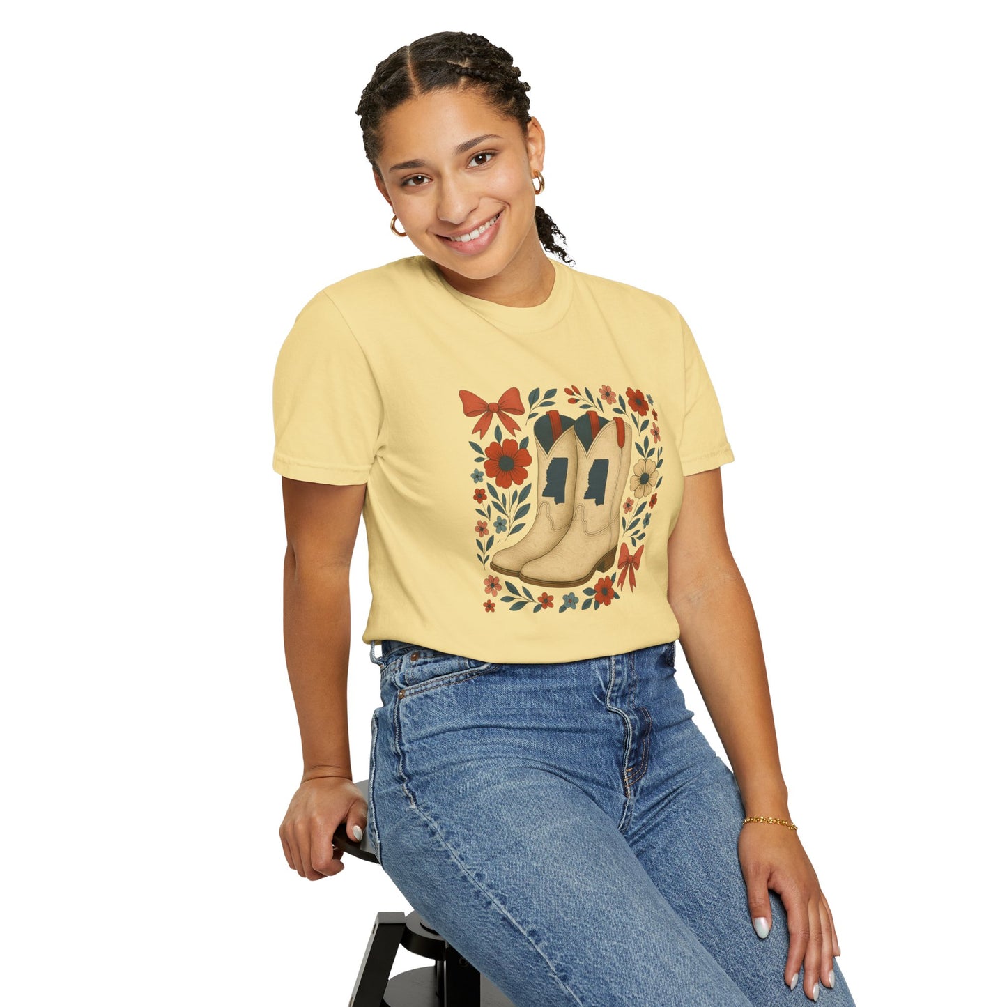 Mississippi Coquette Bow Unisex Tee - Ole Miss Fan Gift