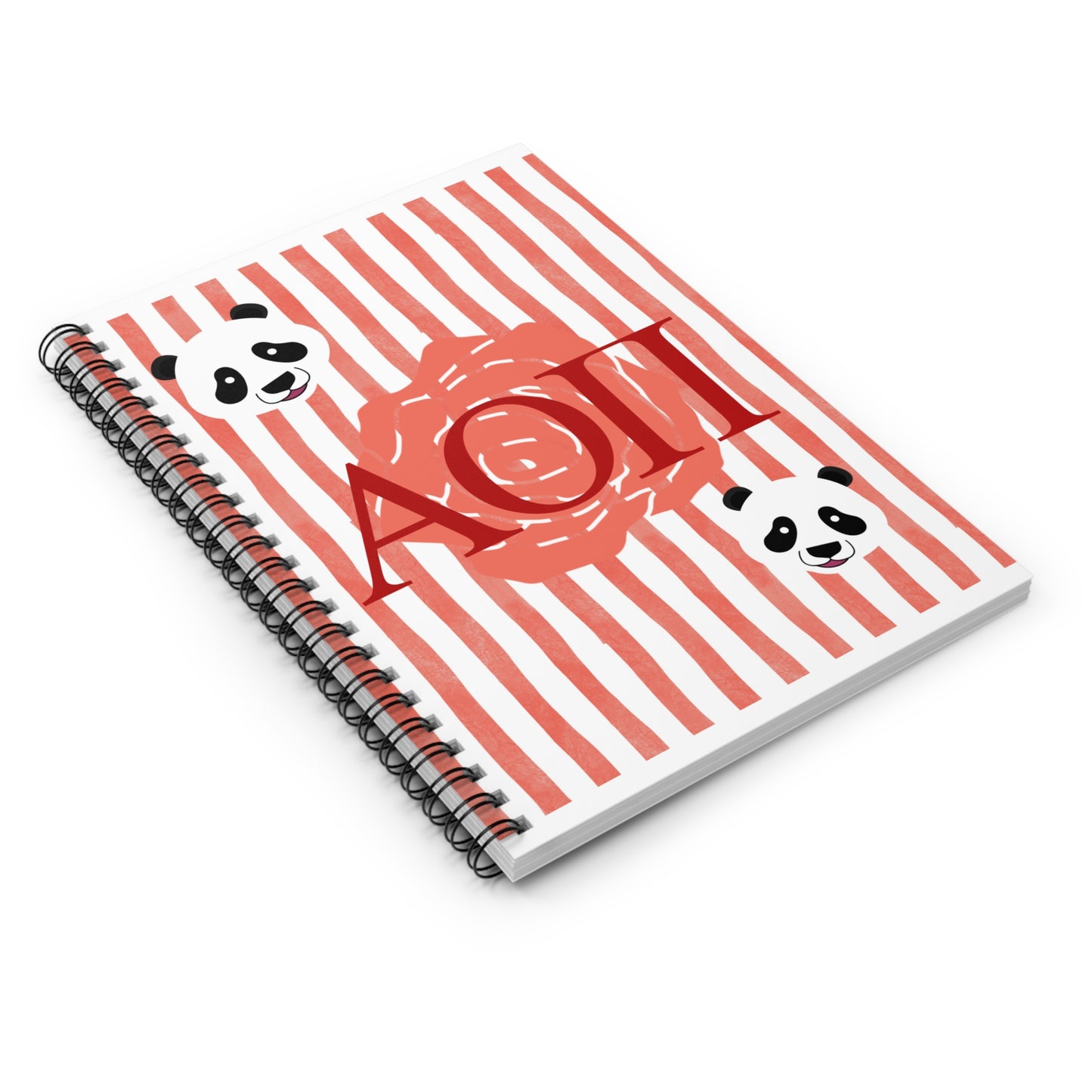 AOPi Sorority Spiral Notebook