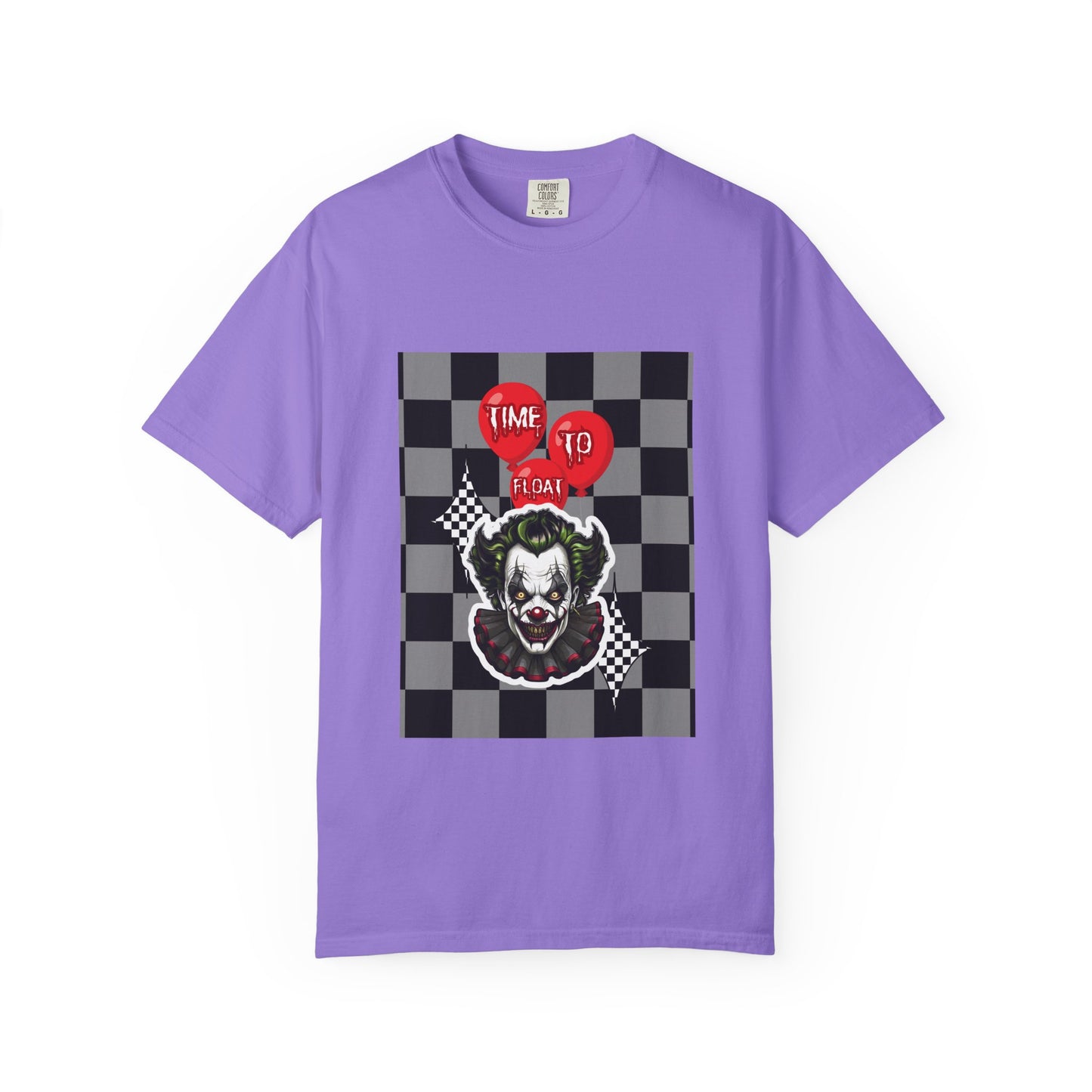 Creepy Clown Graphic T-Shirt, Halloween Costume Tee, Unisex Horror Shirt, Fun Gift for Fans, Graphic Novelty Wear, Casual Outfit
