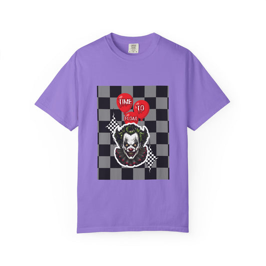 Creepy Clown Graphic T-Shirt, Halloween Costume Tee, Unisex Horror Shirt, Fun Gift for Fans, Graphic Novelty Wear, Casual Outfit
