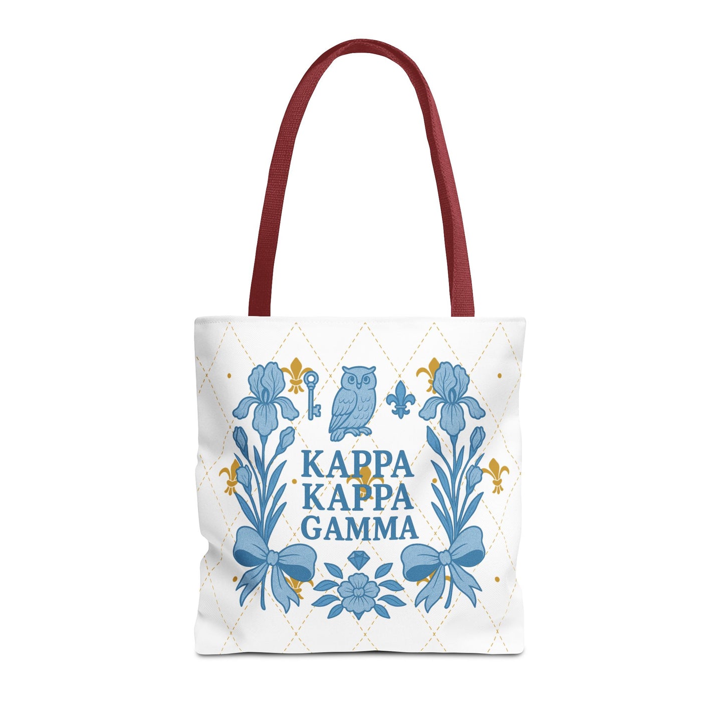 Floral KKG Sorority Tote Bag | College Student Gift, Event Tote