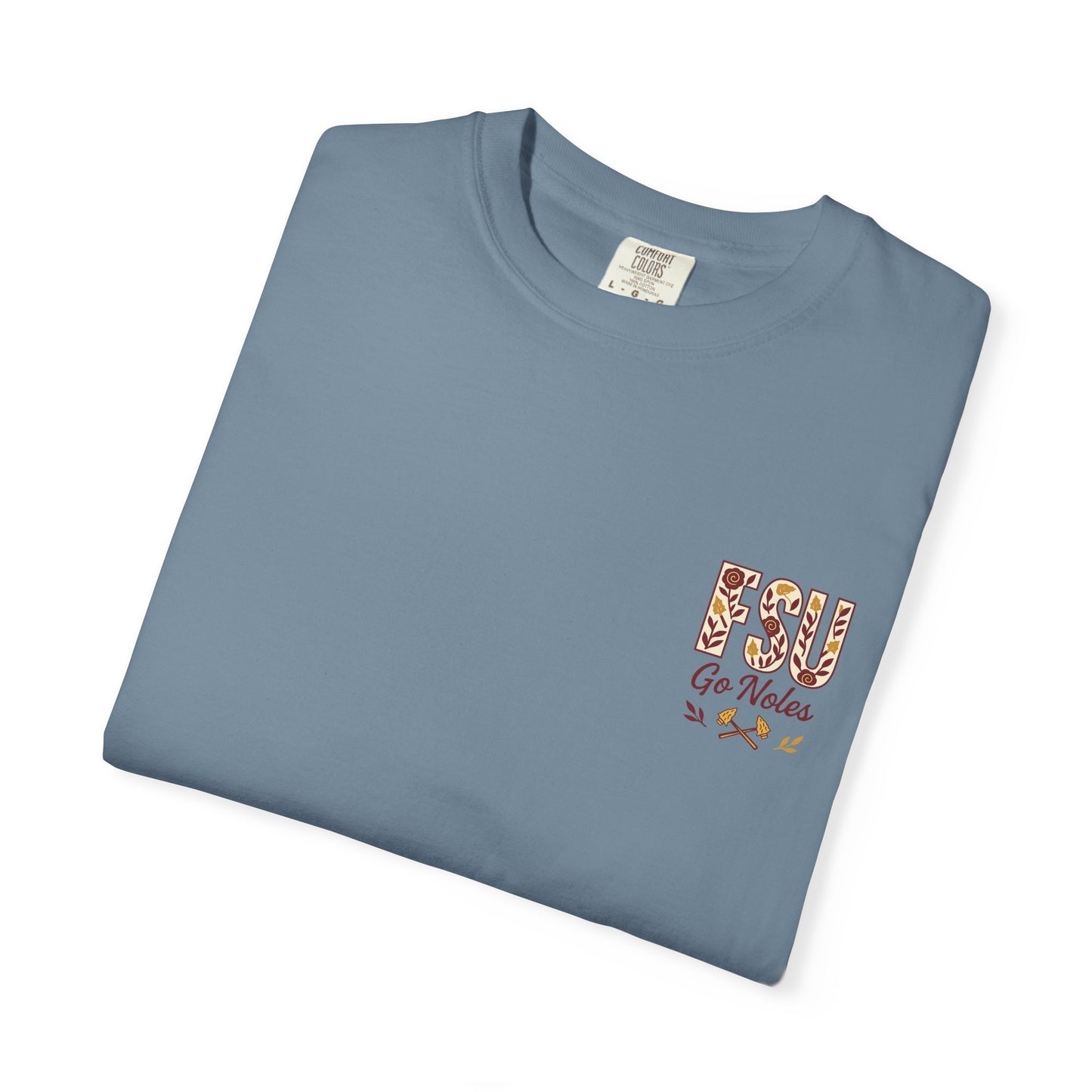 Tomahawk Nation T-Shirt, Unisex College Football Tees, Garment-Dyed Fan Apparel, Go Noles Spirit Wear, Game Day Outfit