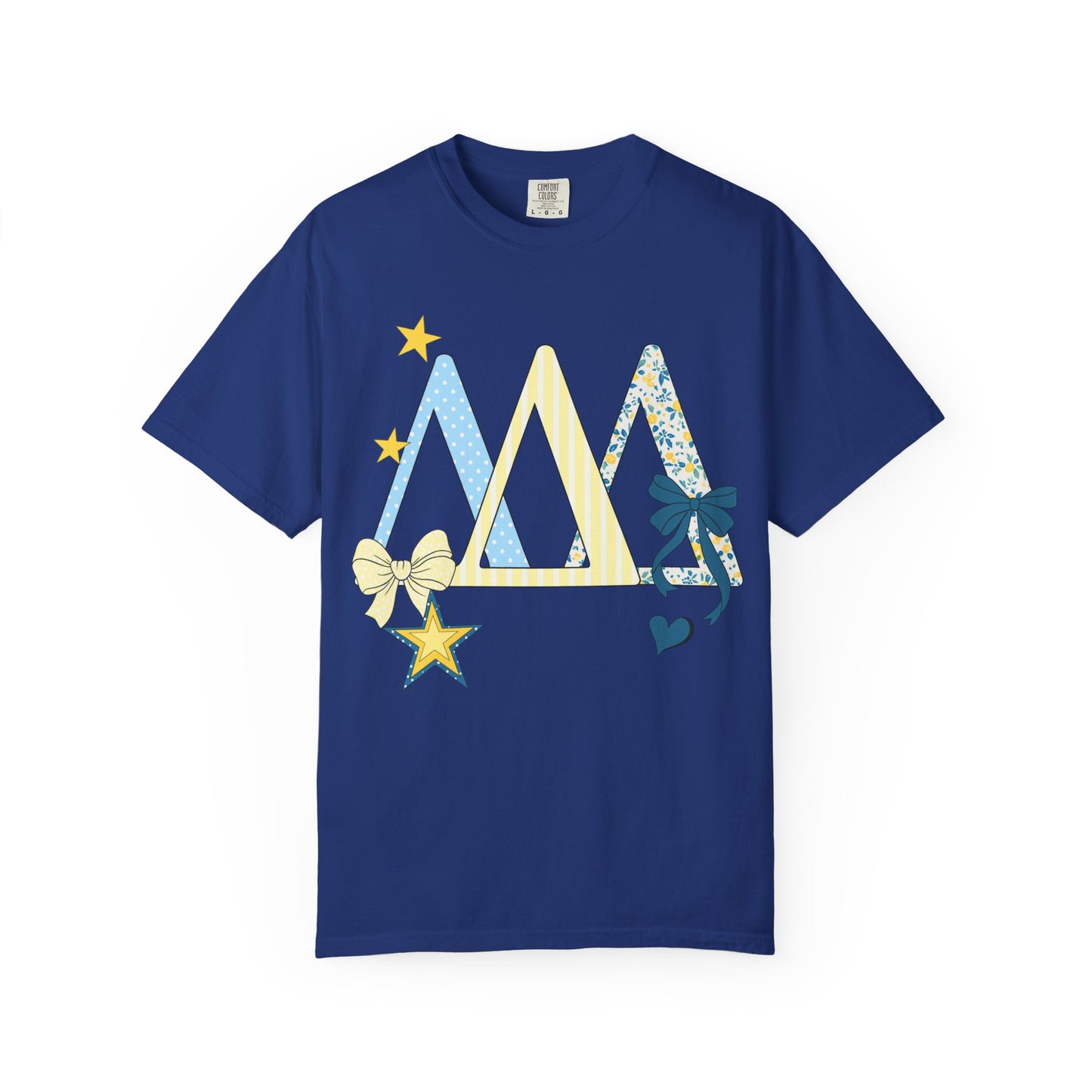 Whimsical yellow and blue Graphic T-Shirt