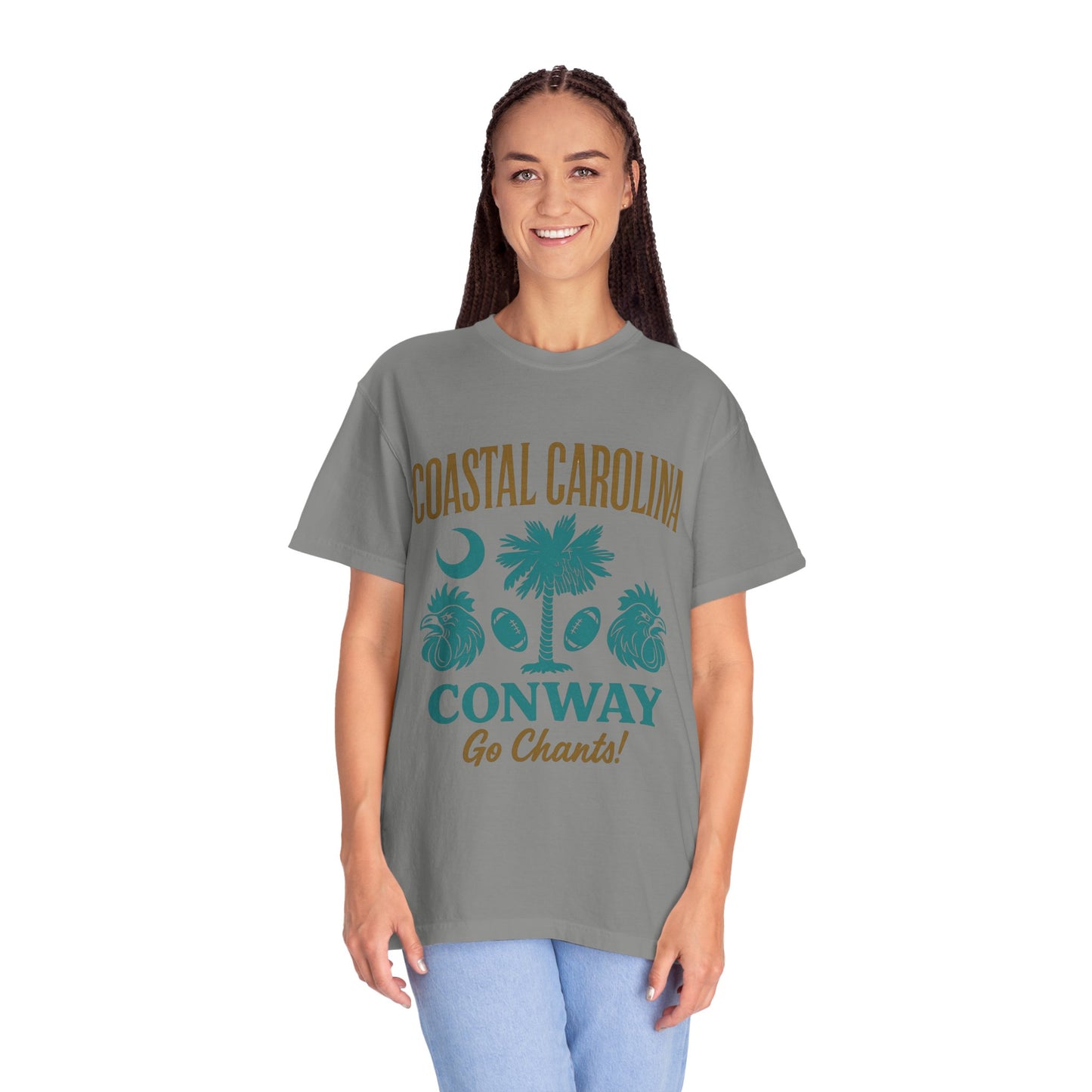 Go Chants T-Shirt, Unisex Garment-Dyed Tee, Beachwear, College Apparel, Summer Vibes