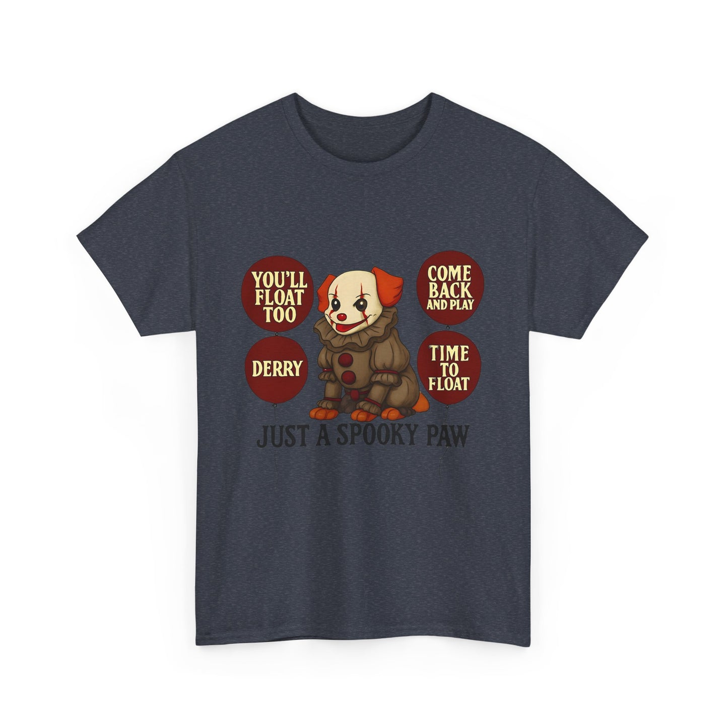 Spooky Dog Tee Clown Pup Pennywise