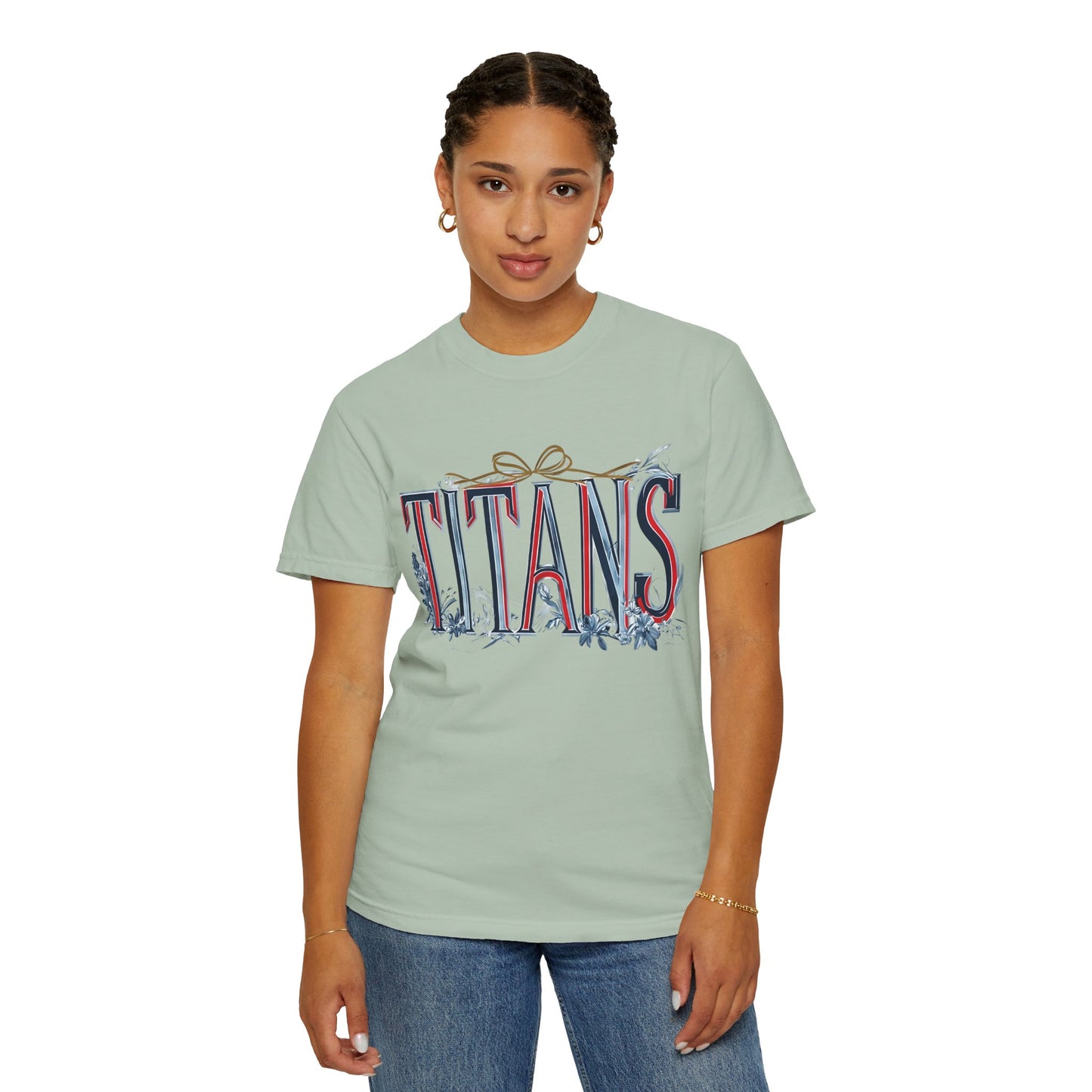 Floral Titans Garment-Dyed T-Shirt