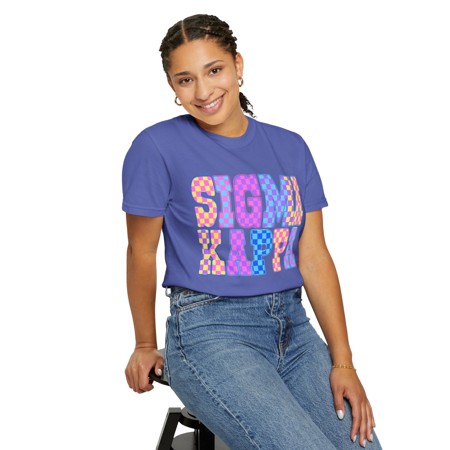 Colorful SigmaKappa T-Shirt - Unisex Garment-Dyed