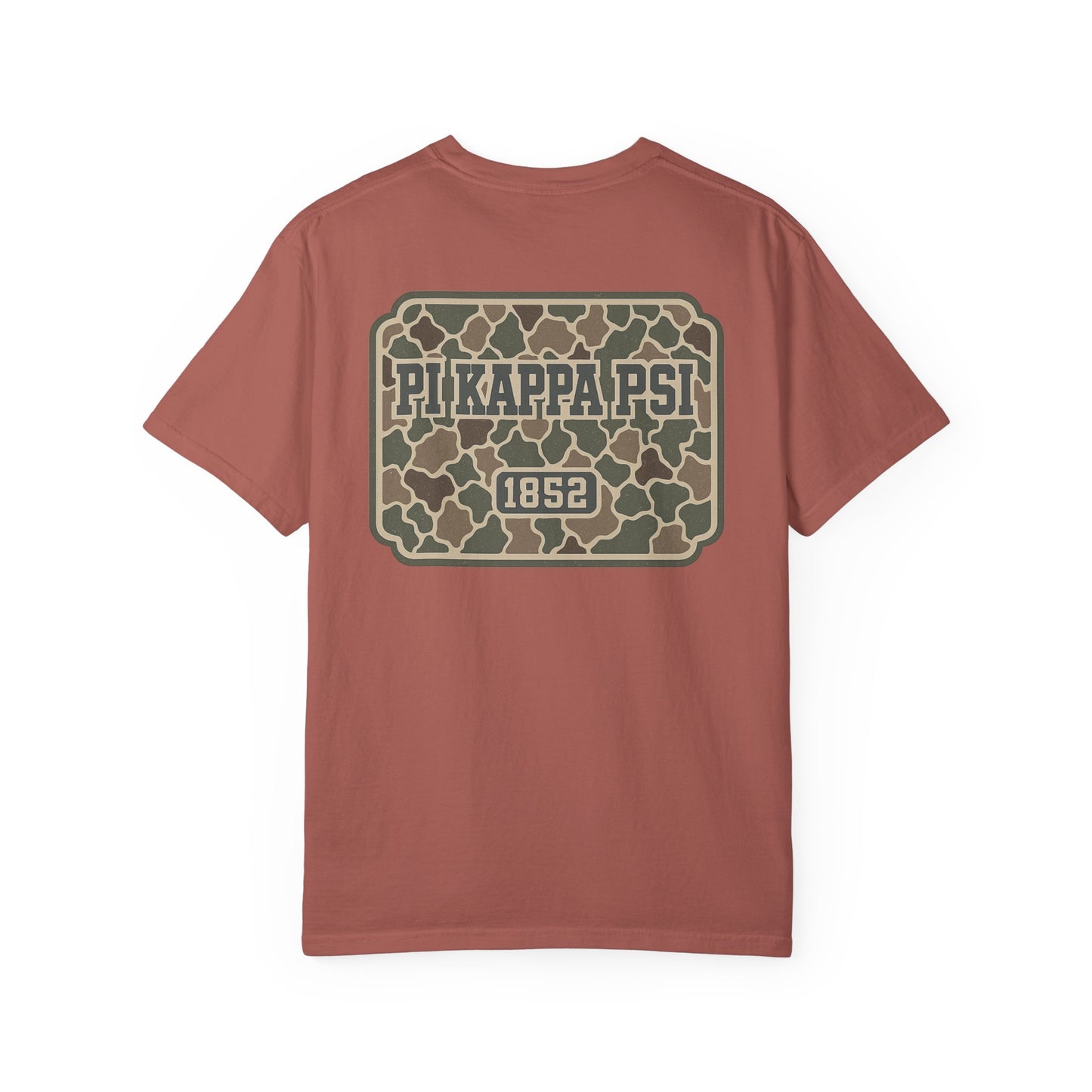 Unisex Garment-Dyed T-shirt with PiKappaPsi Design, Casual Tee, College Apparel, Greek Life Shirt, Unique Gift, Brotherhood T-shirt