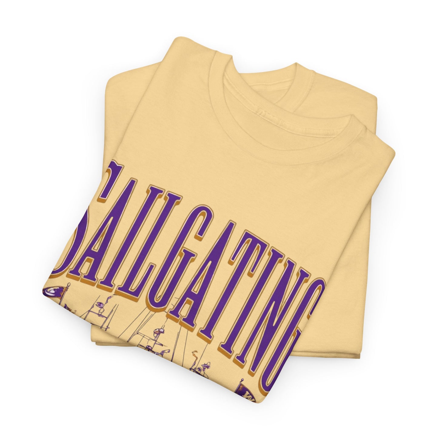 Sailgating Tee - Washington Huskies Unisex Heavy Cotton Shirt