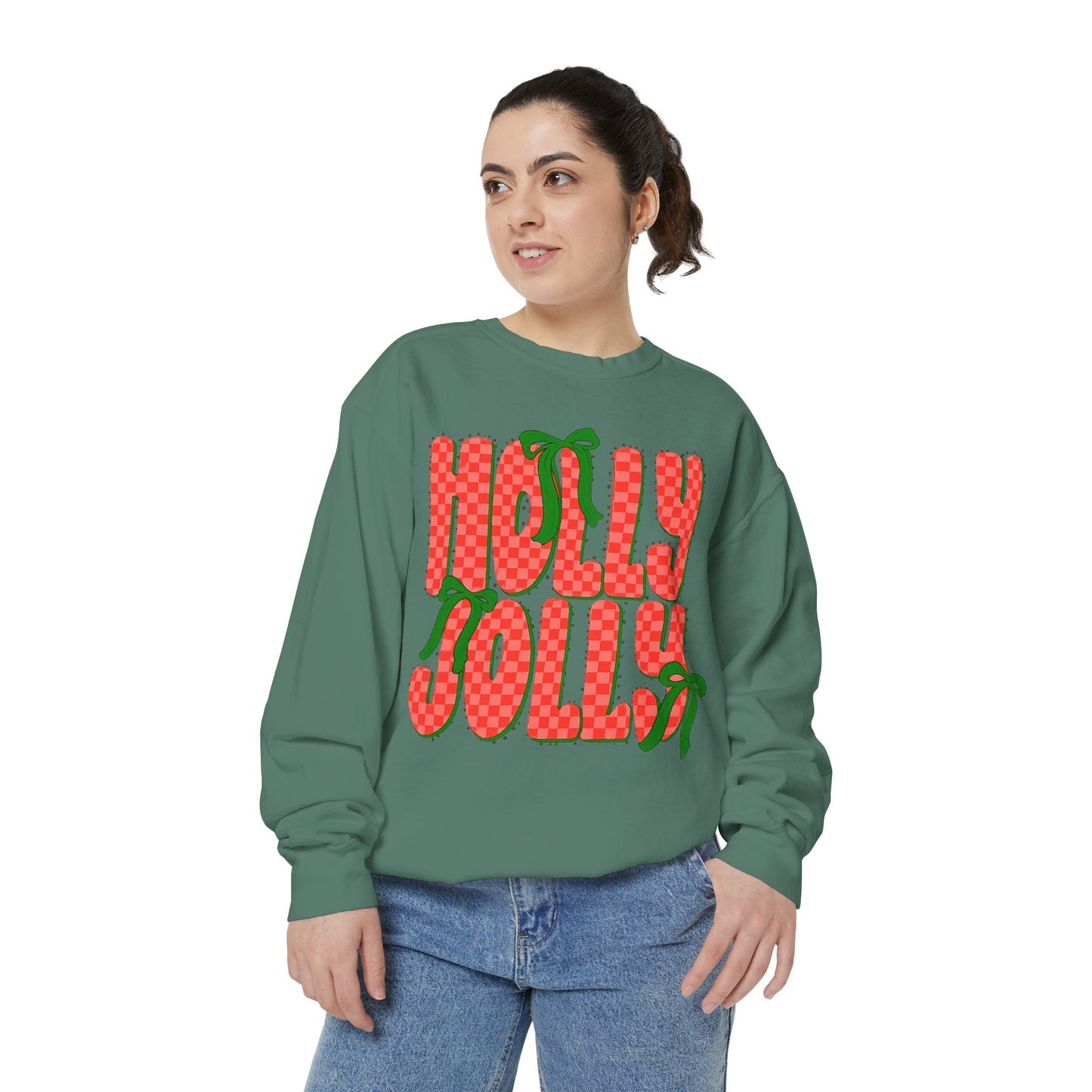 Holly Jolly Sweatshirt — Festive Christmas Holiday Pullover