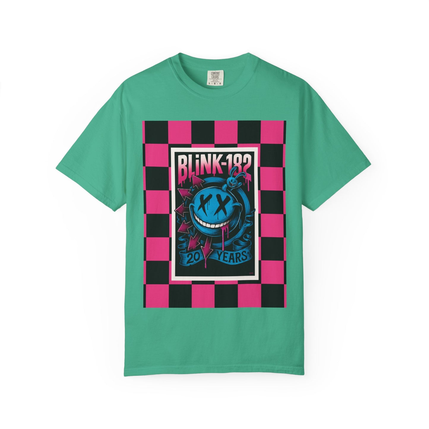 Blink-182 20 Years Unisex T-shirt, Music Tee, Vintage Graphic Shirt, Band Merch, Festival Wear, Concert Outfit