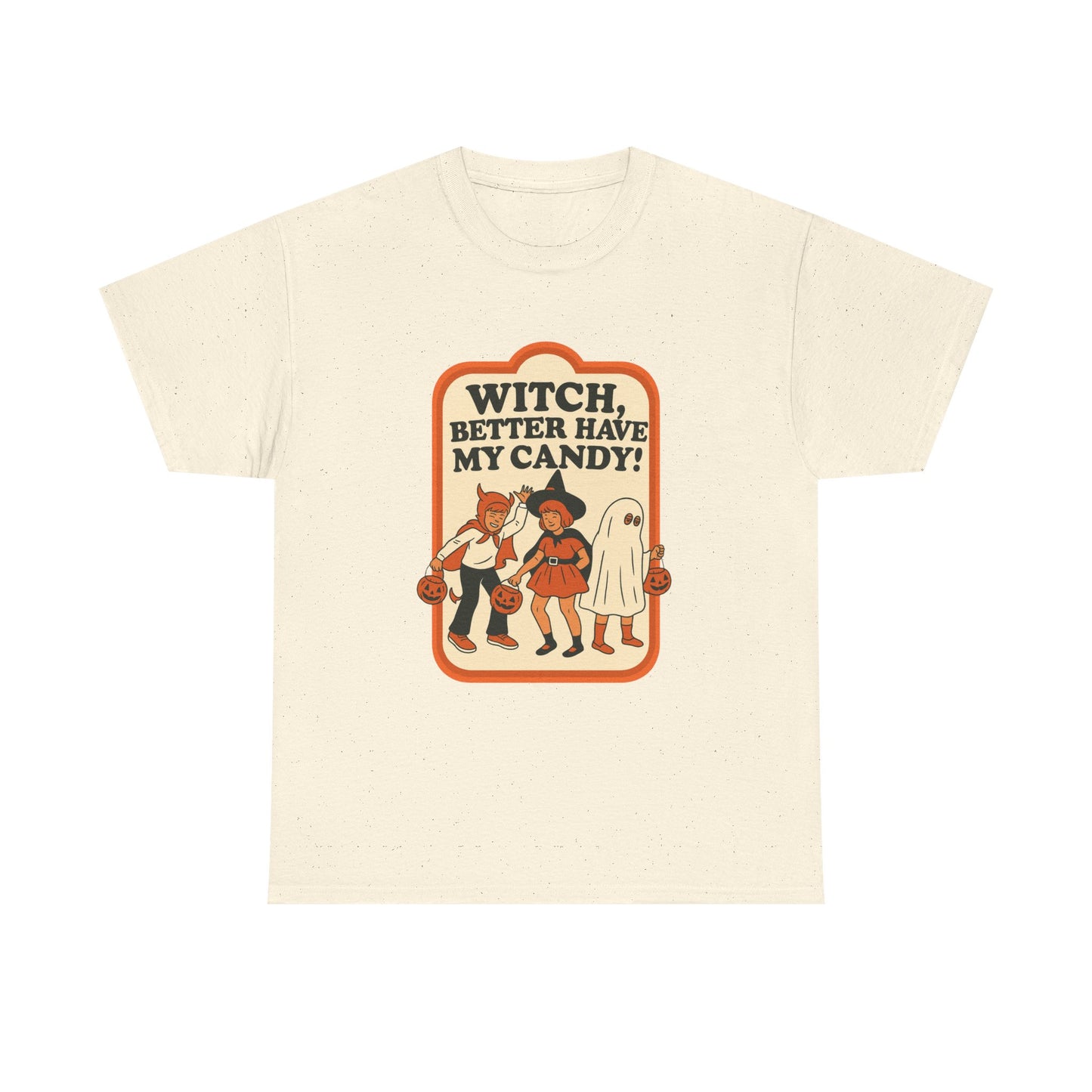 Halloween Witch Candy Tee - Unisex Cotton Shirt