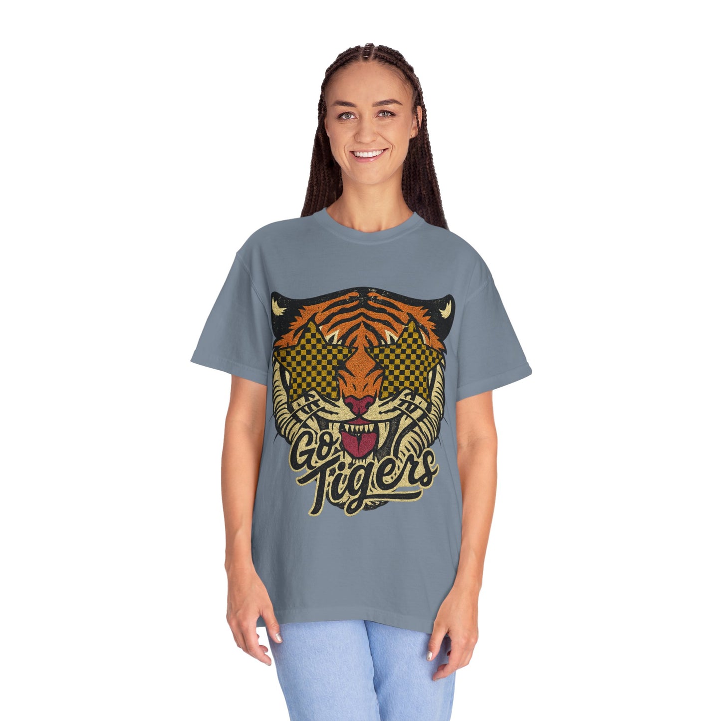 Bold Tiger Graphic Unisex T-Shirt - Go Tigers Design for Missouri Lovers