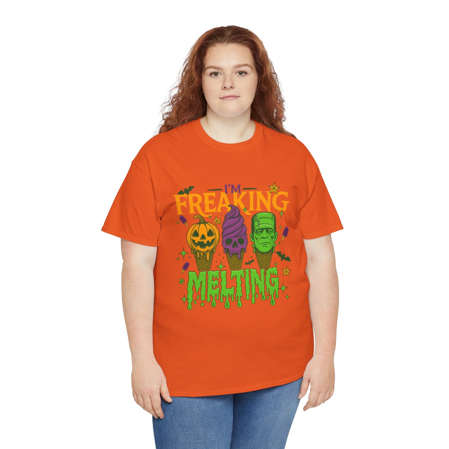 Halloween Unisex Heavy Cotton Tee, Fun Fall Shirt, Halloween Costume Top, Spooky Party Tee, Trick or Treat Apparel