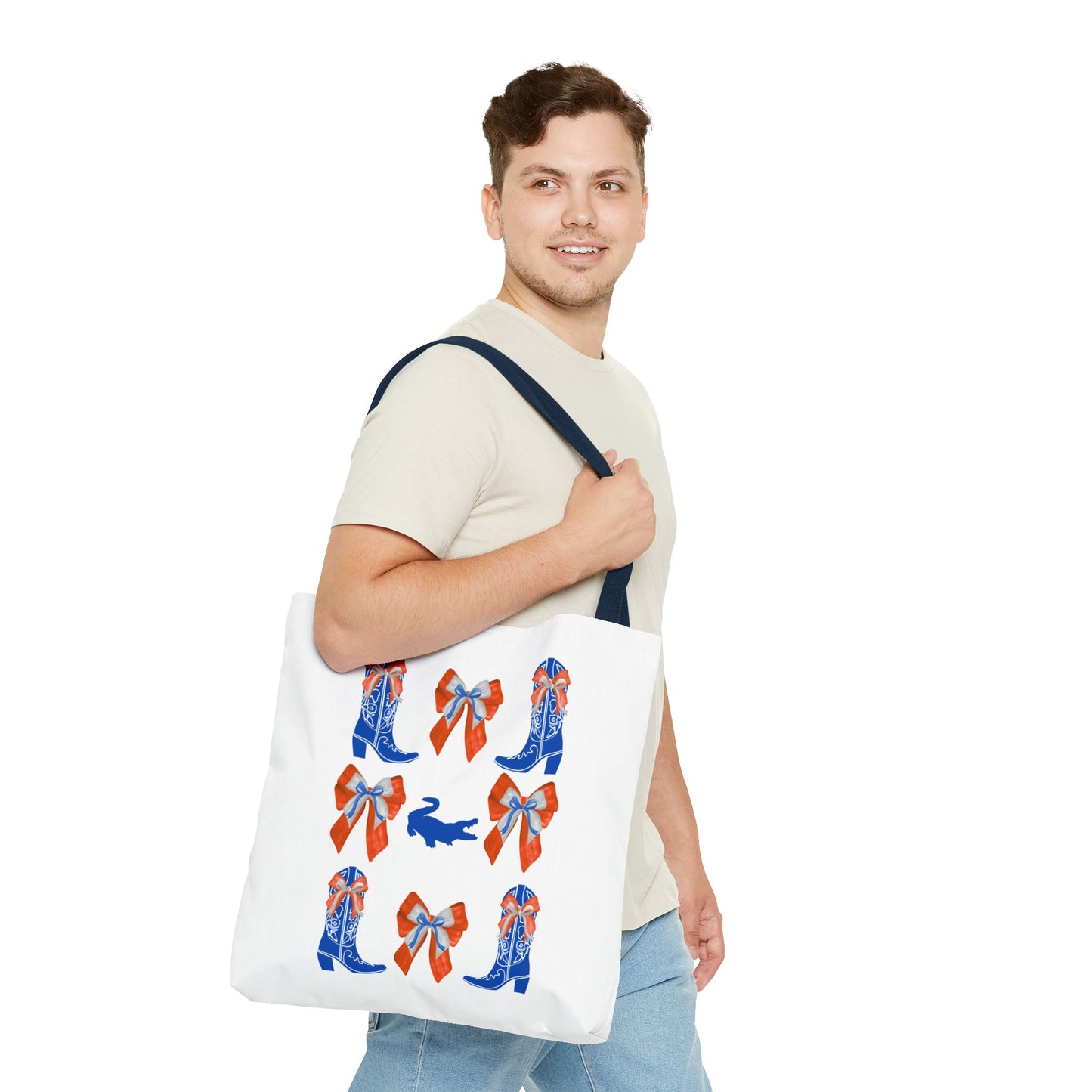 FL gators game day tote bag, UF fan gift, UF alumni, graduation gift, college student gift, chomp! chomp!, florida fan gift, florida game day, go gators