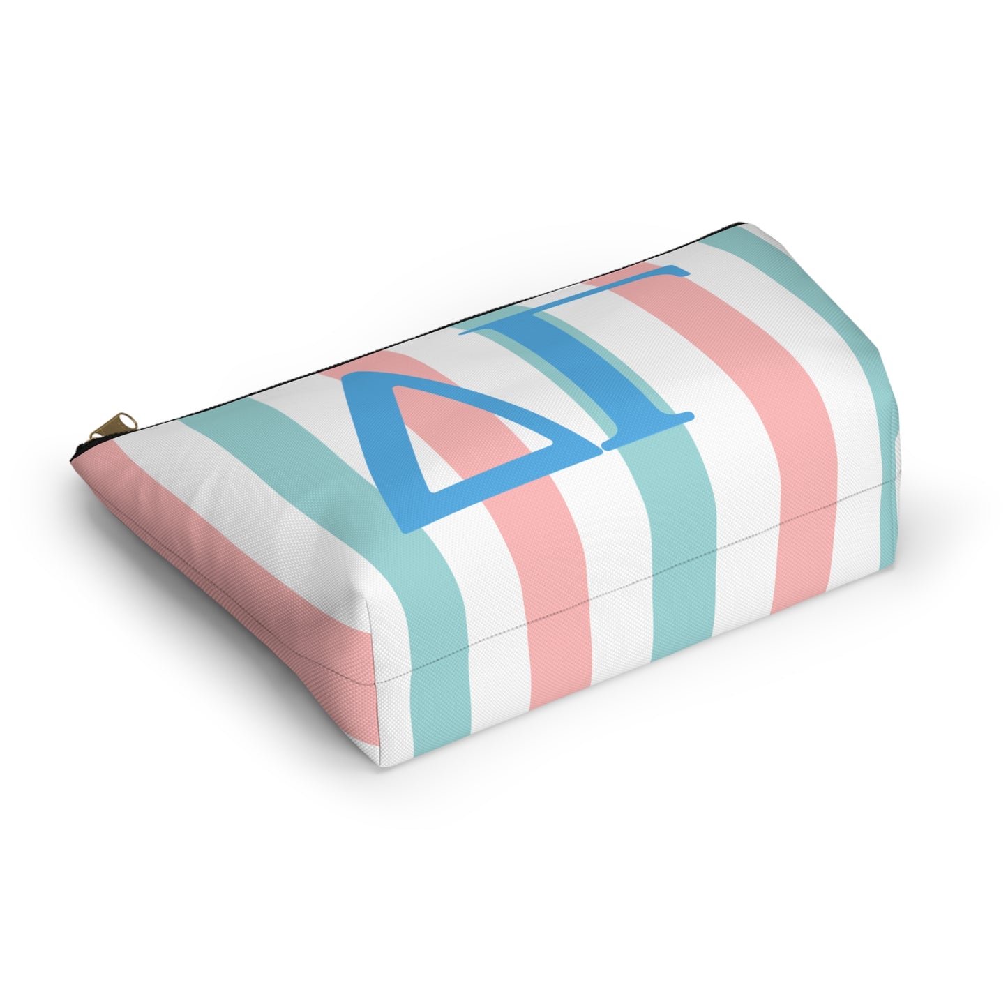 DG Greek Letter Accessory Pouch, Makeup Bag, Travel Toiletry Organizer, Personalized Gift, Sorority Essentials, Deltas, Greek Life