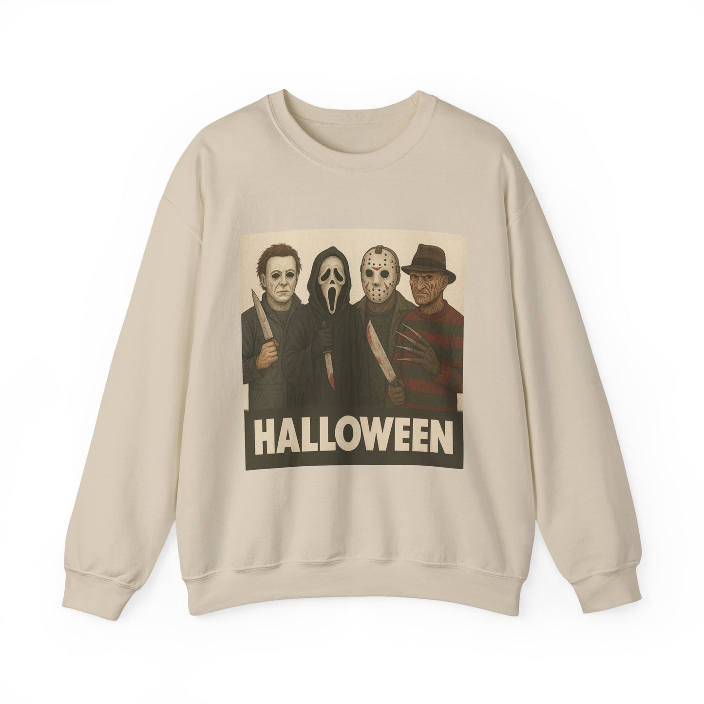 Spooky Movie Crewneck Sweatshirt - Halloween Horror Apparel