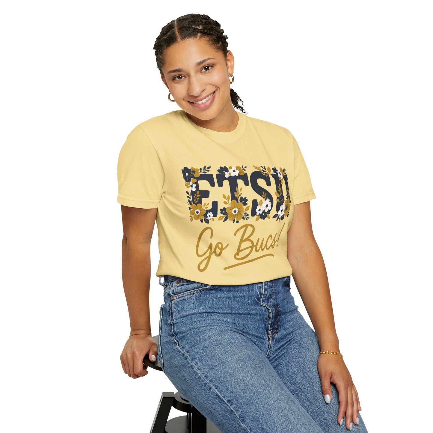 Floral Go Bucs Unisex T-shirt - College Apparel
