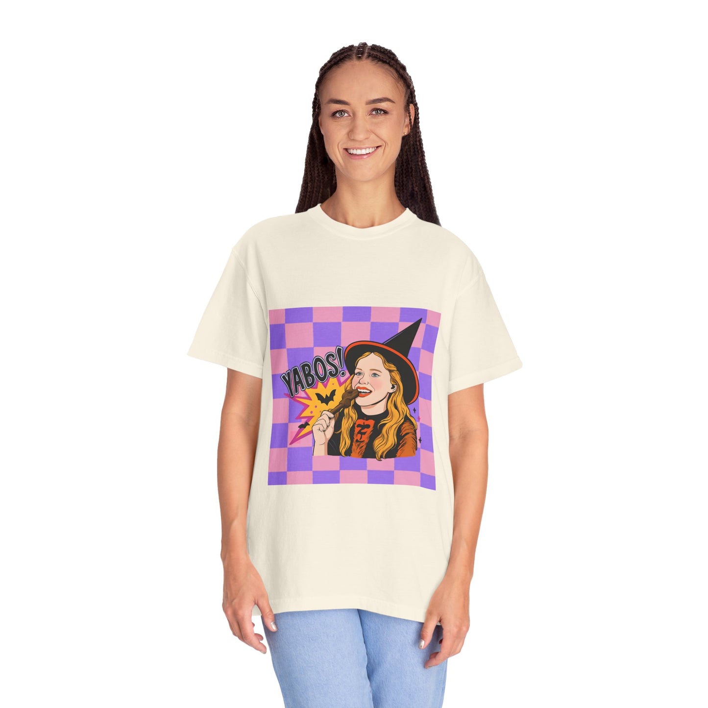 Witchy Vibes T-shirt - Yabos Graphic Tee, Cute Halloween Shirt, Unisex Funny Costume Top, October Celebration Attire, Gift for Witch Lovers
