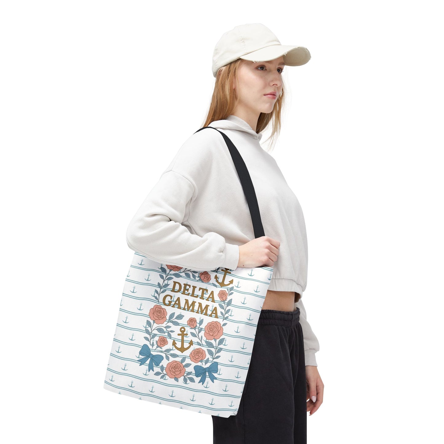 Floral Tote Bag - Delta Gamma Sisterhood Gift