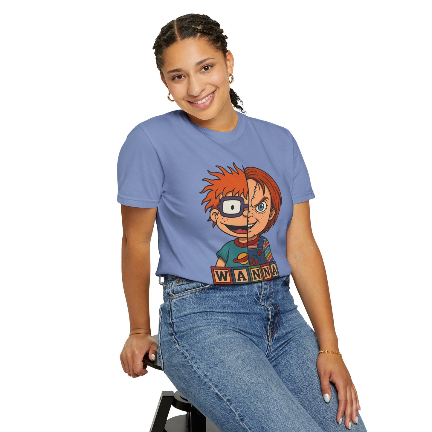 Two Faced Halloween Chucky-Inspired Unisex T-Shirt
