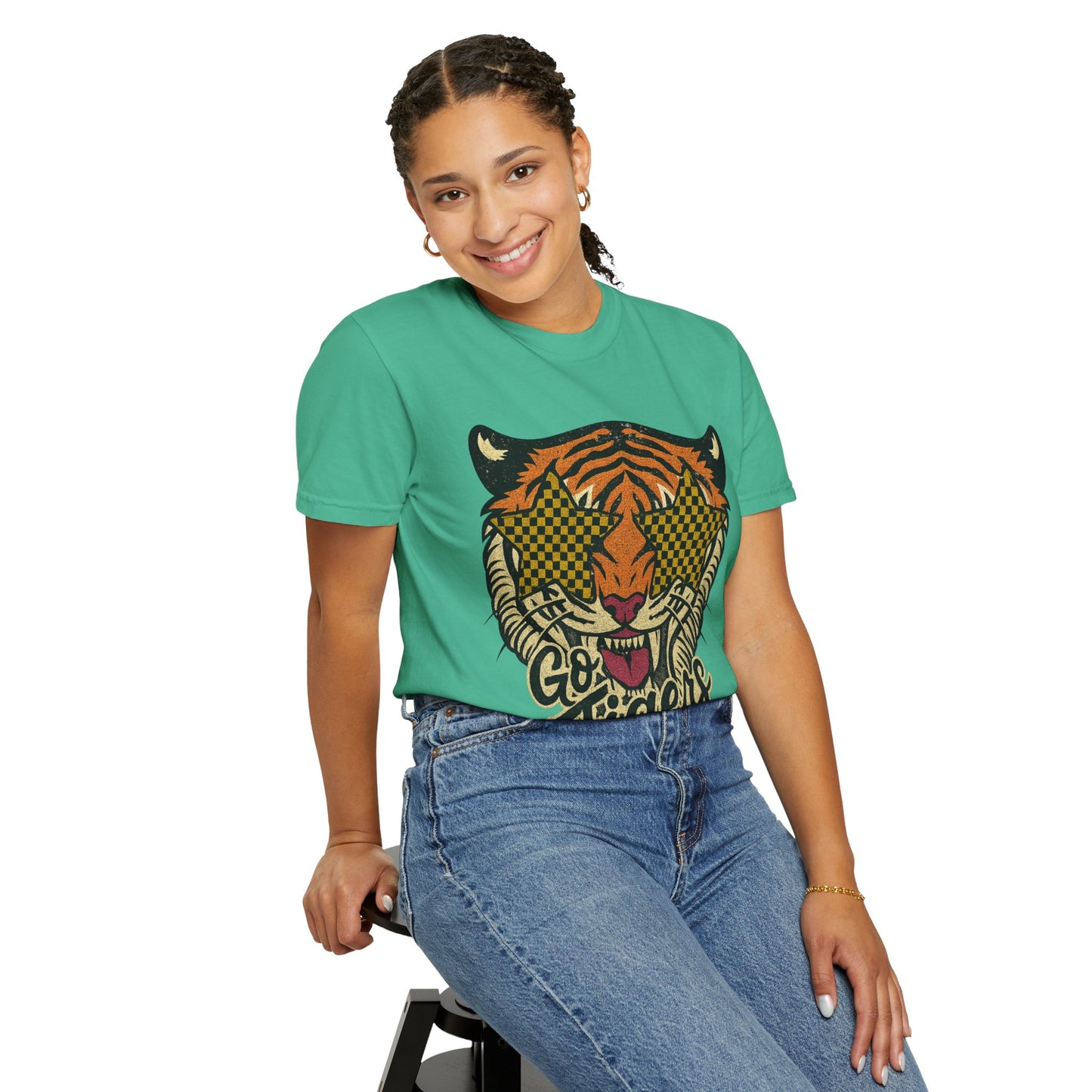 Bold Tiger Graphic Unisex T-Shirt - Go Tigers Design for Missouri Lovers