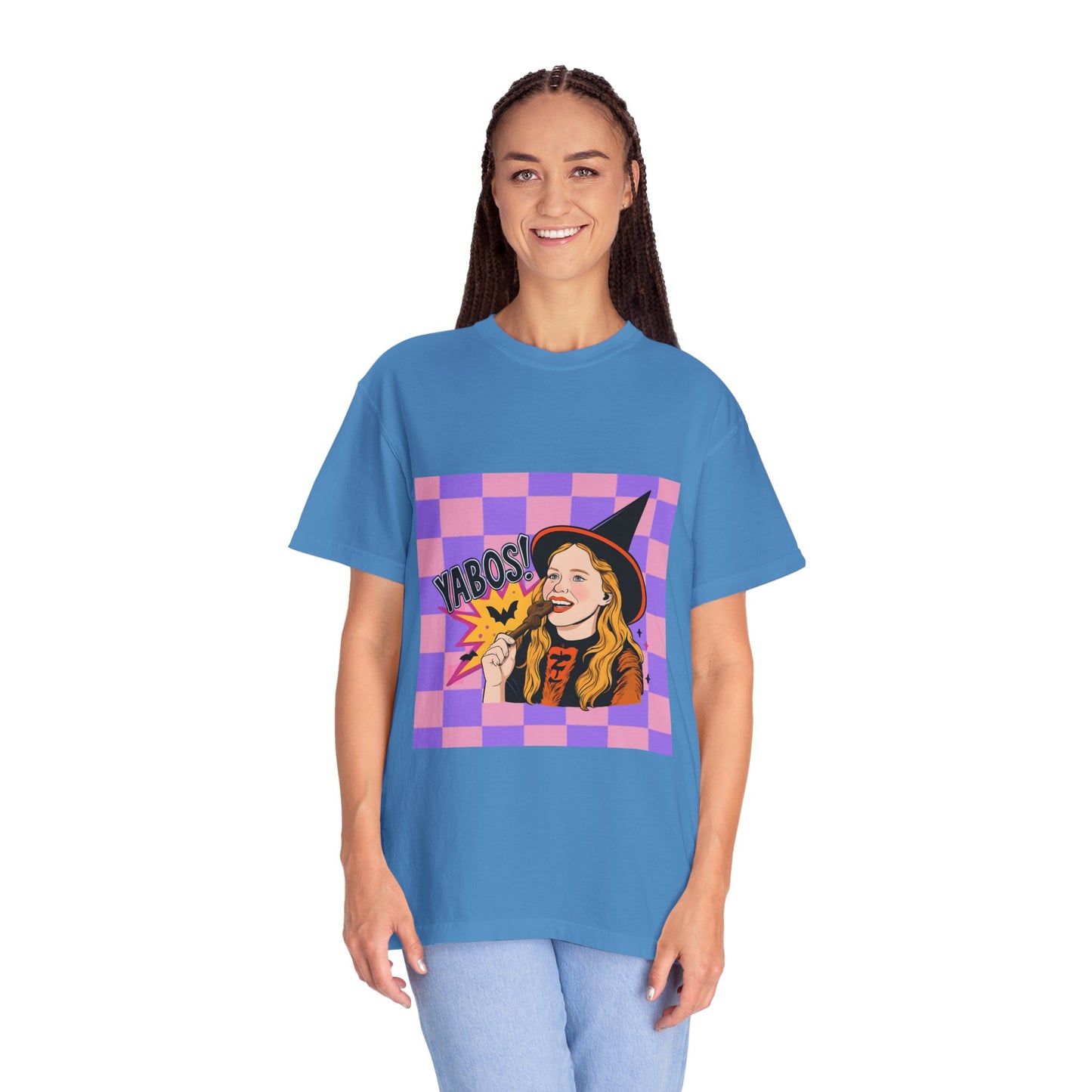 Witchy Vibes T-shirt - Yabos Graphic Tee, Cute Halloween Shirt, Unisex Funny Costume Top, October Celebration Attire, Gift for Witch Lovers