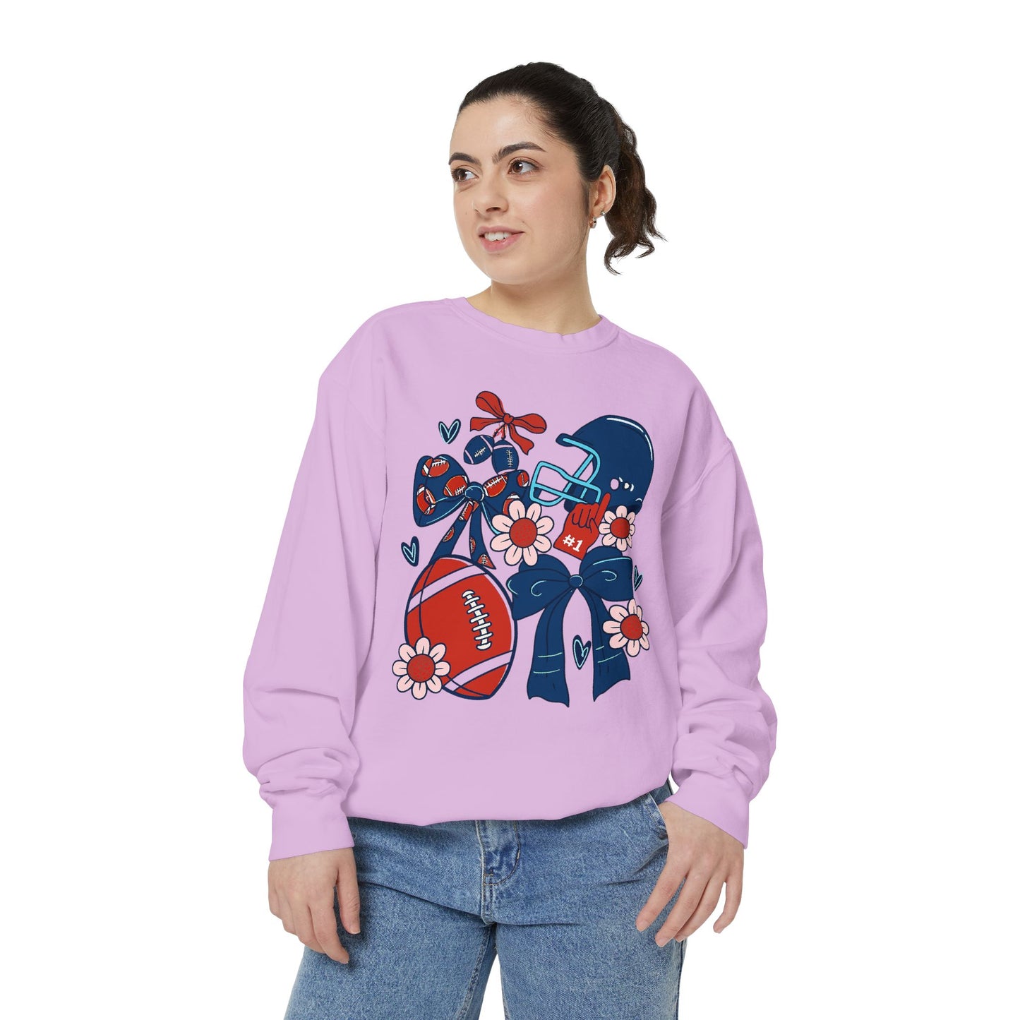 Football Game Day Unisex Sweatshirt - Comfort Colors