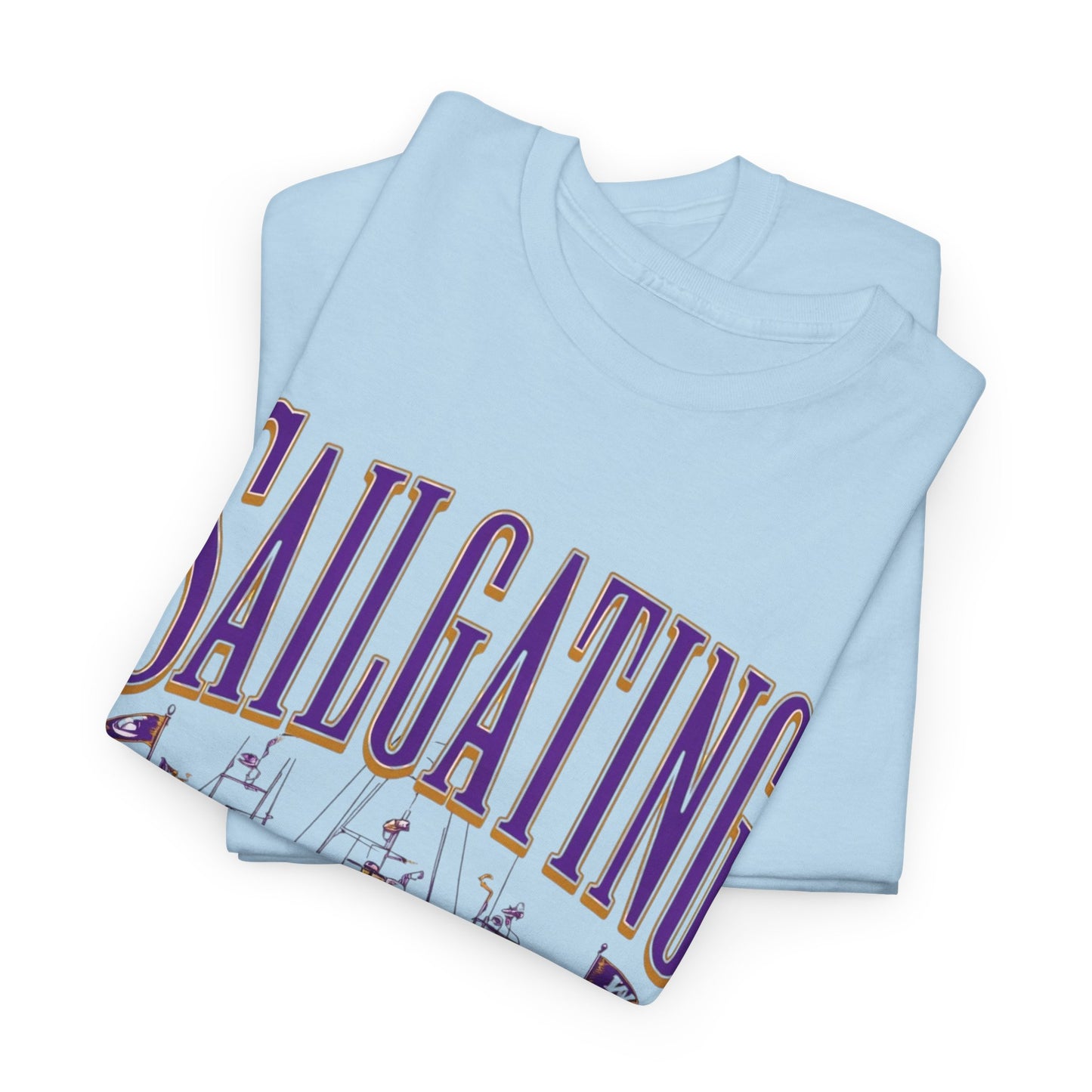 Sailgating Tee - Washington Huskies Unisex Heavy Cotton Shirt
