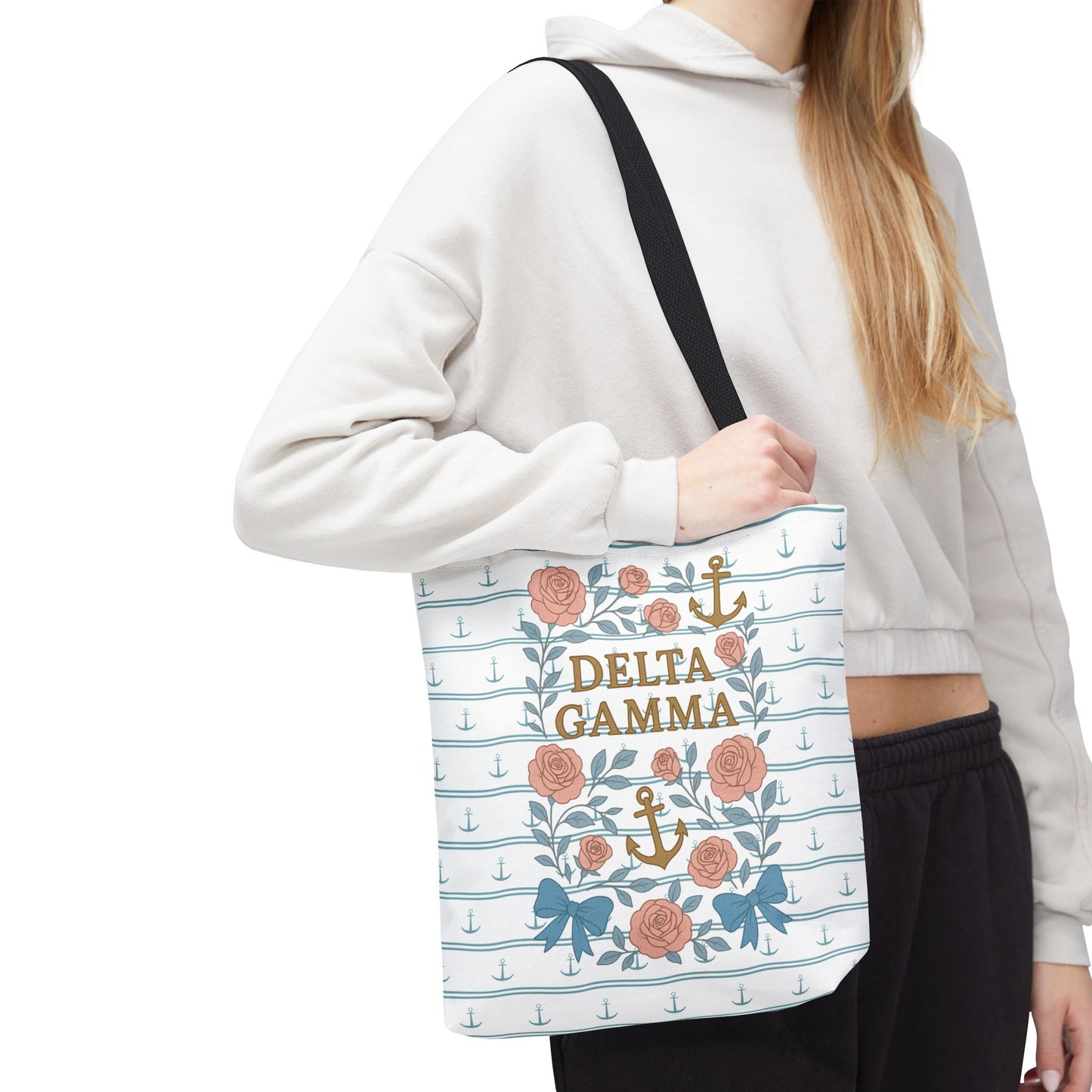 Floral Tote Bag - Delta Gamma Sisterhood Gift