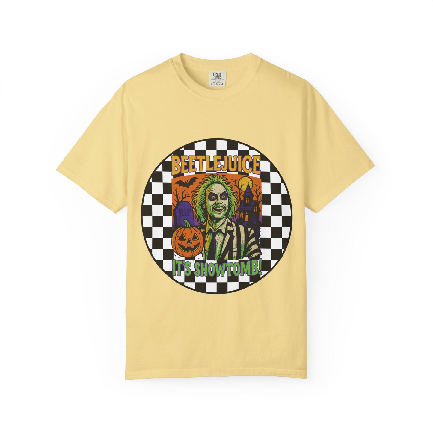 Beetlejuice Unisex T-shirt, Spooky Graphic Tee, Halloween Costume Shirt, Movie Fan Apparel, Eerie Clothing Gift