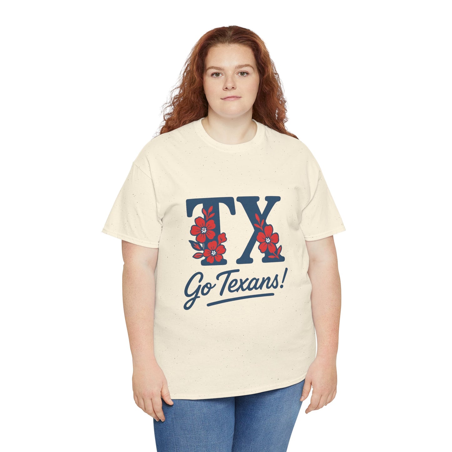Texas Pride Unisex Cotton Tee | Go Texans! T-Shirt, Casual Wear, Game Day Shirt, Gift for Fans, Spring/Summer Style