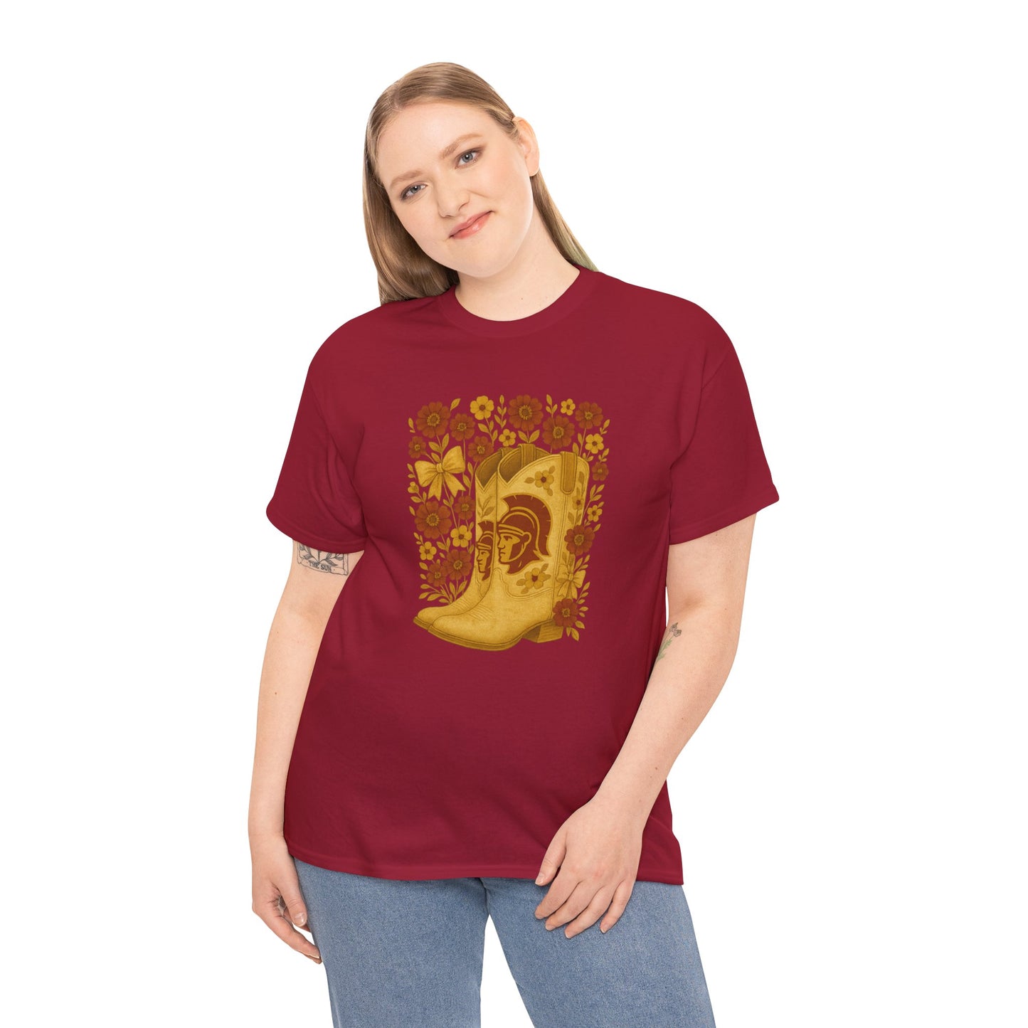 Trojans Cowboy Boot Tee