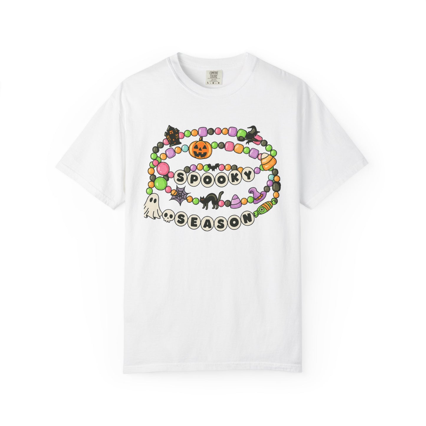 Spooky Season Friendship Bracelet T-shirt | Halloween Fun, Unisex Tee