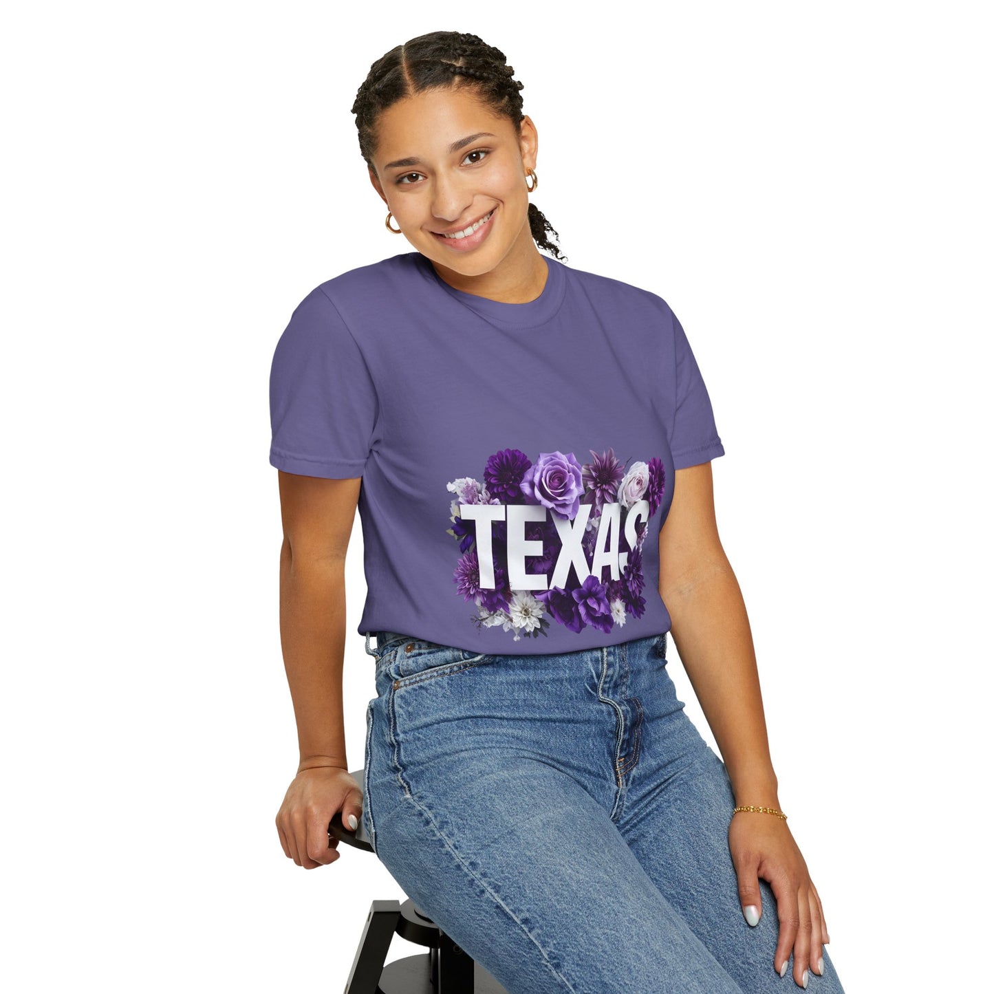 Texas Floral T-Shirt, Unisex Aesthetic Tee, Summer Outfit, Gift for Texan, Casual Style Shirt, Travel Souvenir Shirt